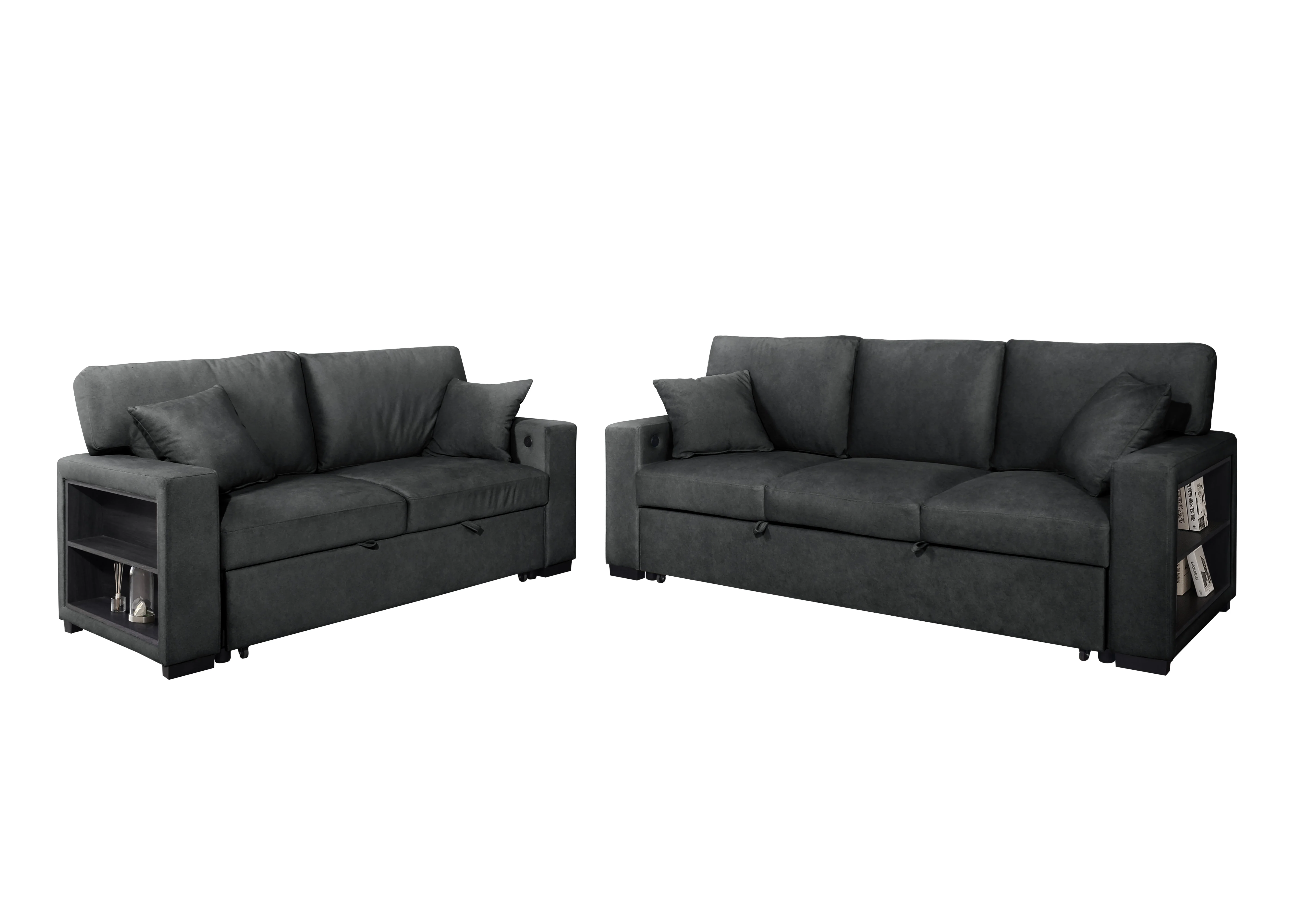 Bexley Black Sofa and Loveseat - Image 3