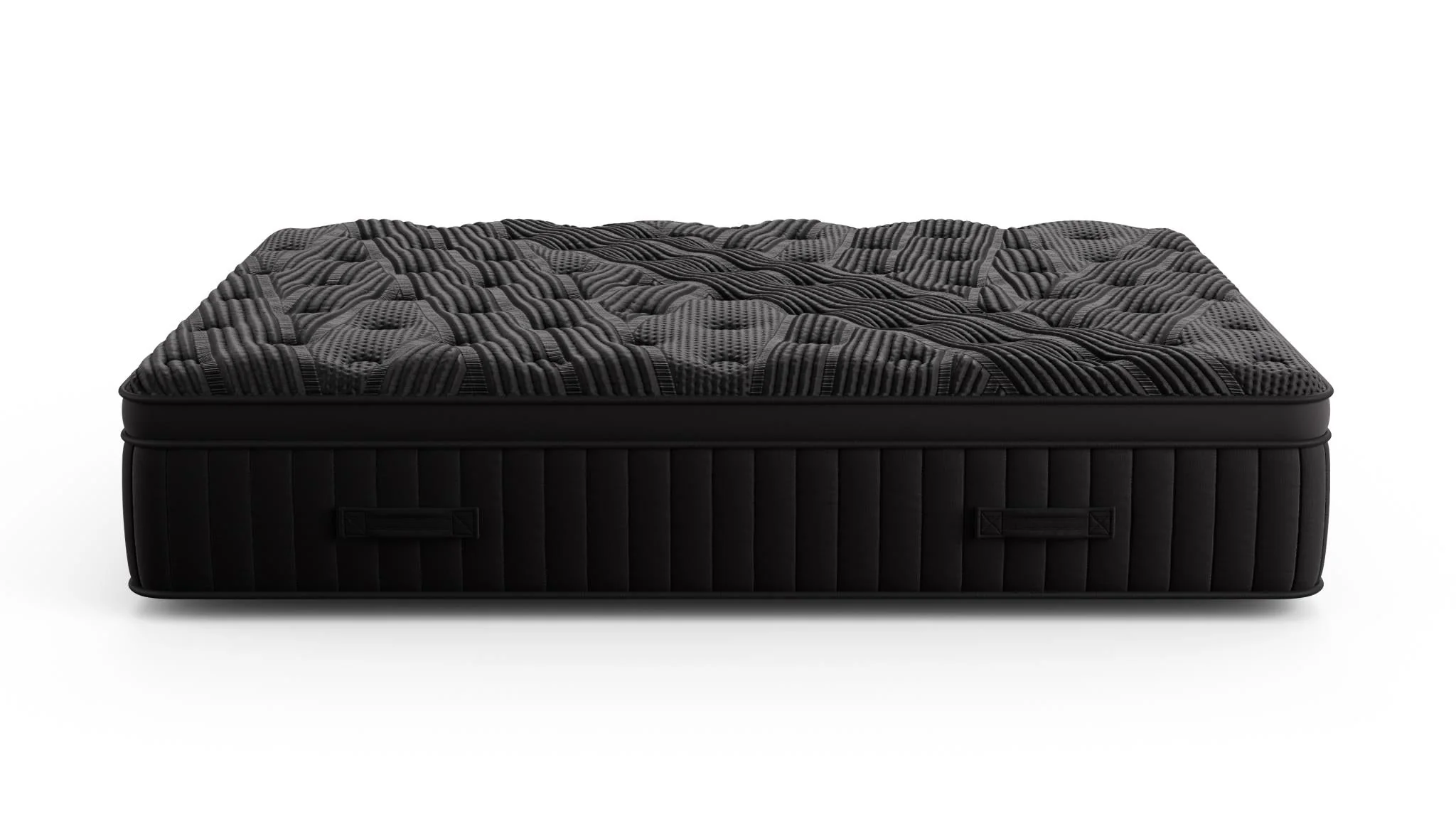Black Diamond Whistler Luxe Quilted Hybrid 16" Medium Black King Mattress - Image 6