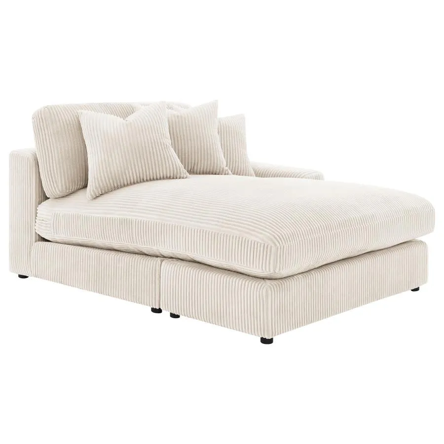 Blaine Sand 3-Piece Upholstered Reversible Chaise Sectional - Image 11
