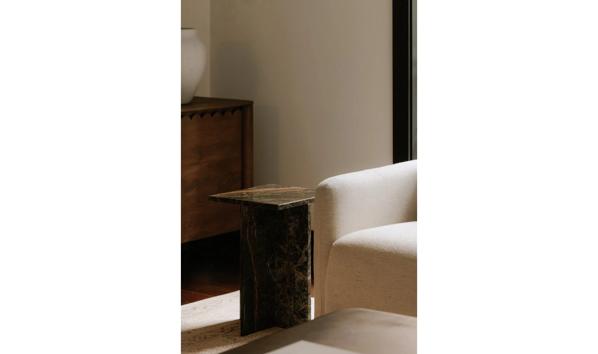 Blair Accent Table Rainforest Green Marble - Image 3