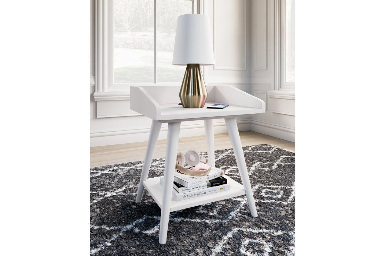 Blariden White Accent Table - Image 7
