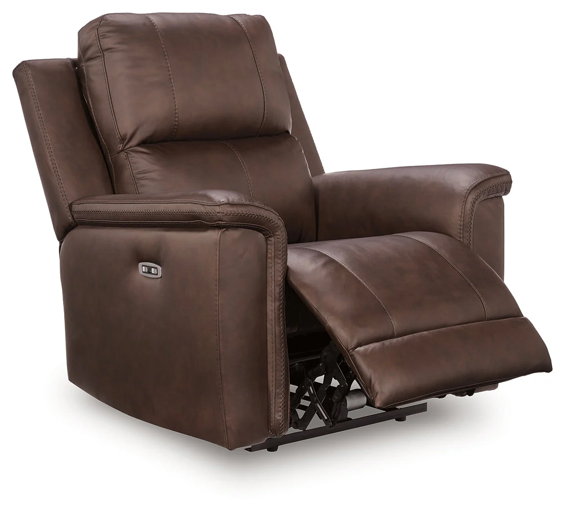 Bleckley Espresso Power Recliner with ADJ Headrest - Image 3