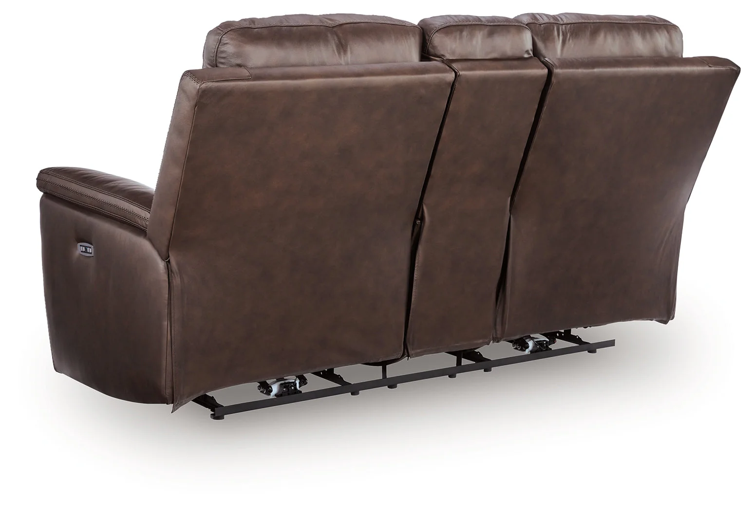 Bleckley Espresso Power Reclining Loveseat with ADJ Headrest - Image 5
