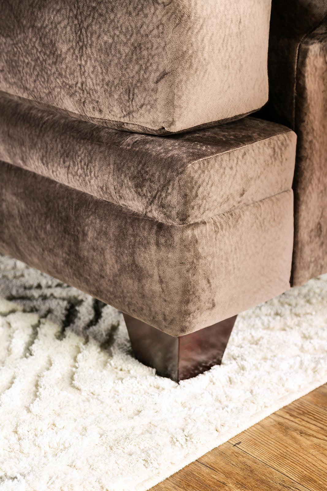Bonaventura Brown Loveseat - Image 3