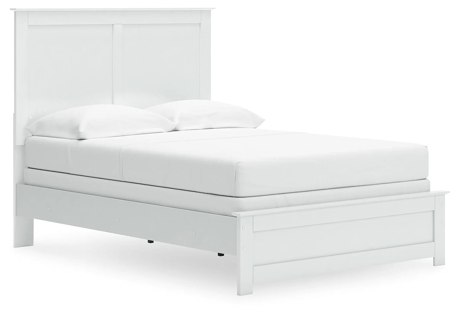 Bostwick Shoals Full Panel Bed with Mirrored Dresser in White - Image 10