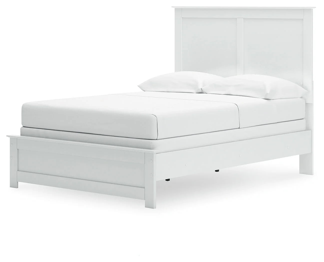 Bostwick Shoals Full Panel Bed with Mirrored Dresser in White - Image 14
