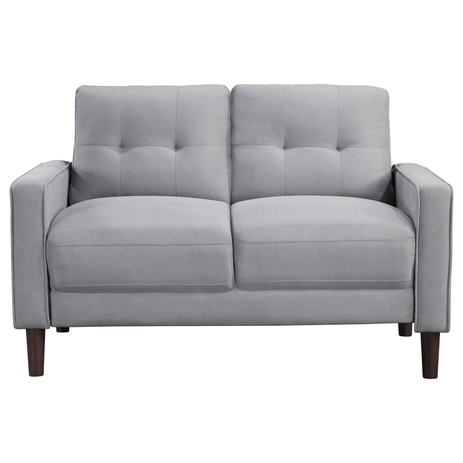 Bowen Gray 3-piece Upholstered Track Arms Tufted Sofa Set - Image 6