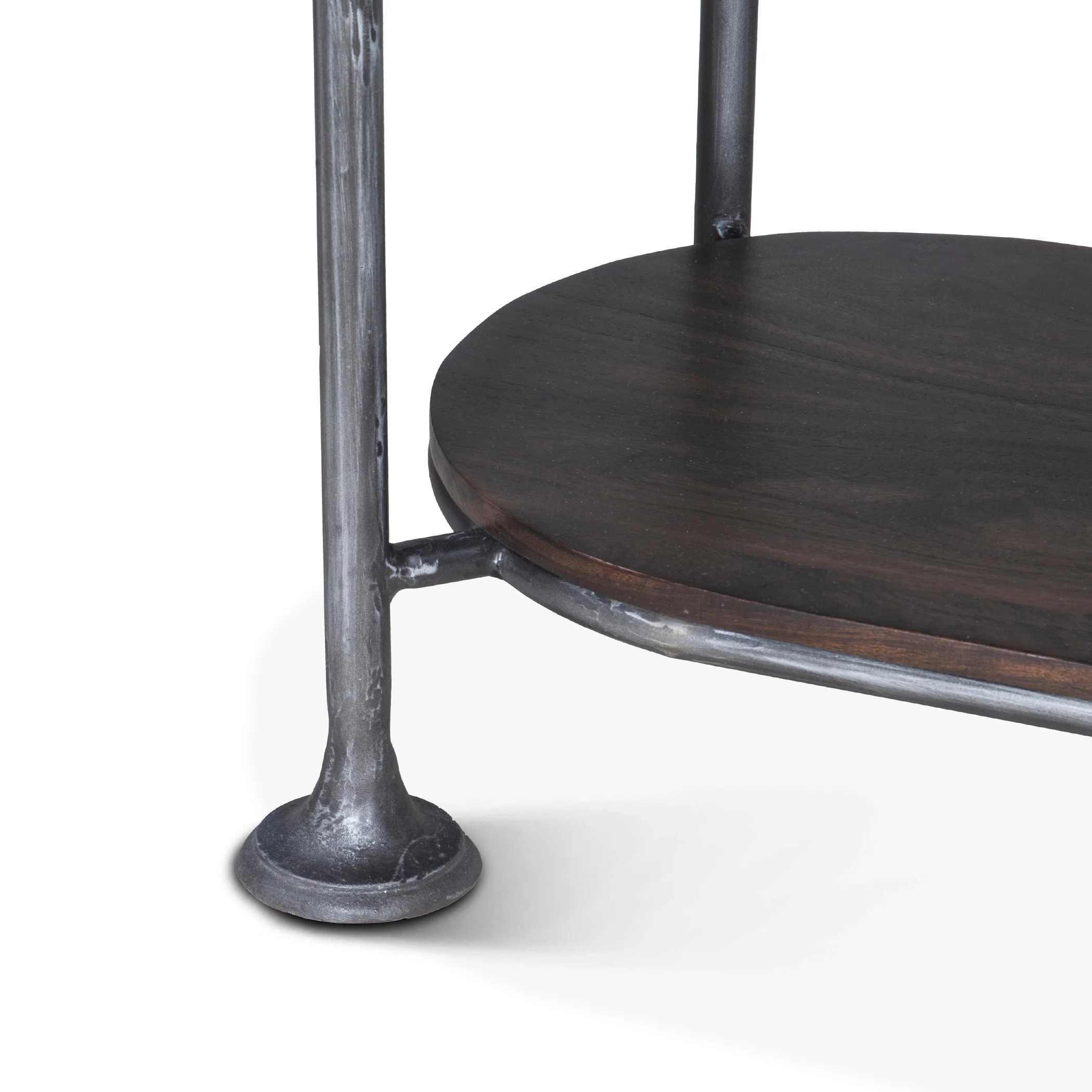 Bowery 34" Tall Oval Bar Cabinet - Image 4