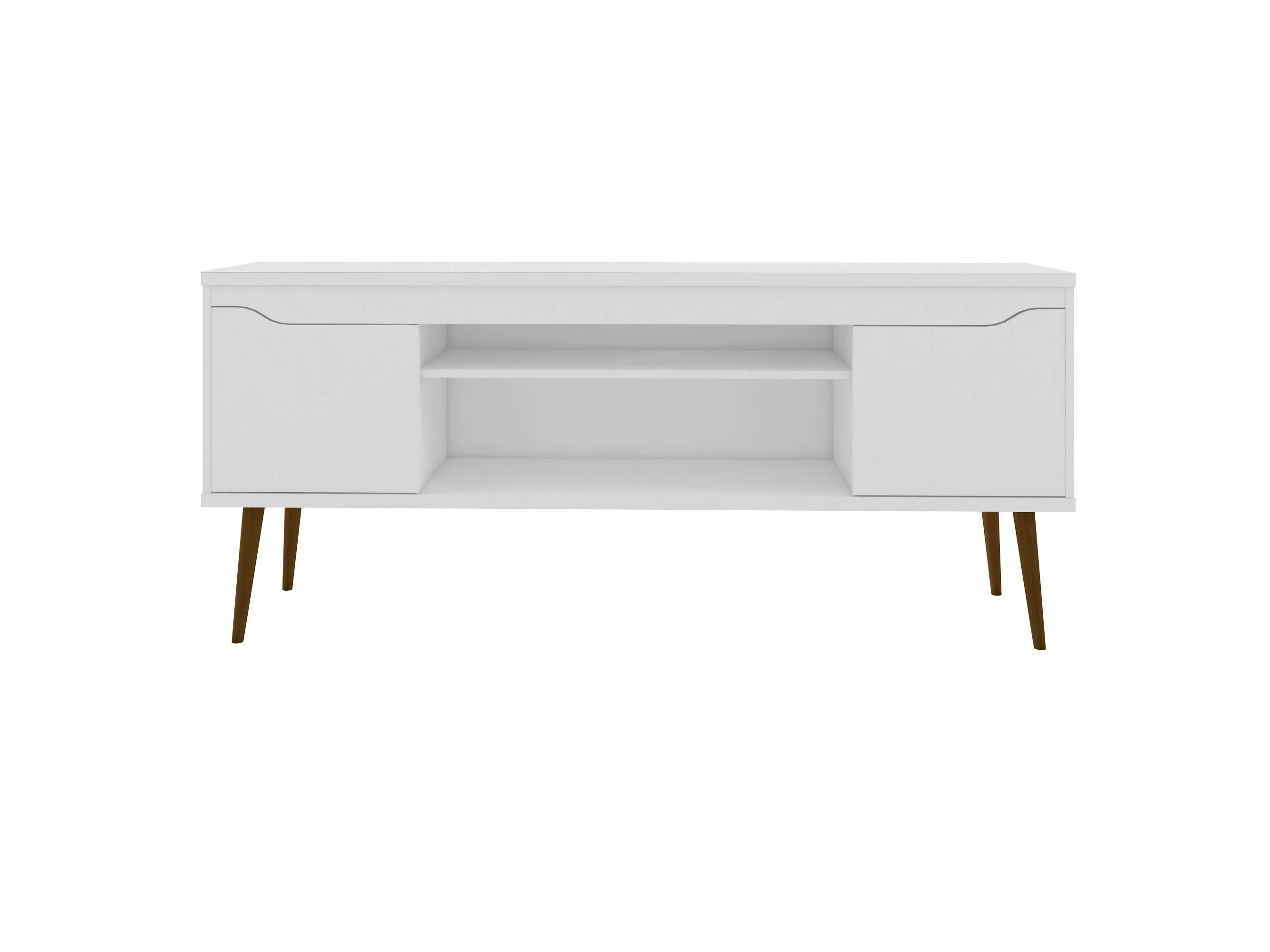 Bradley 62.99 TV Stand in White - Image 9