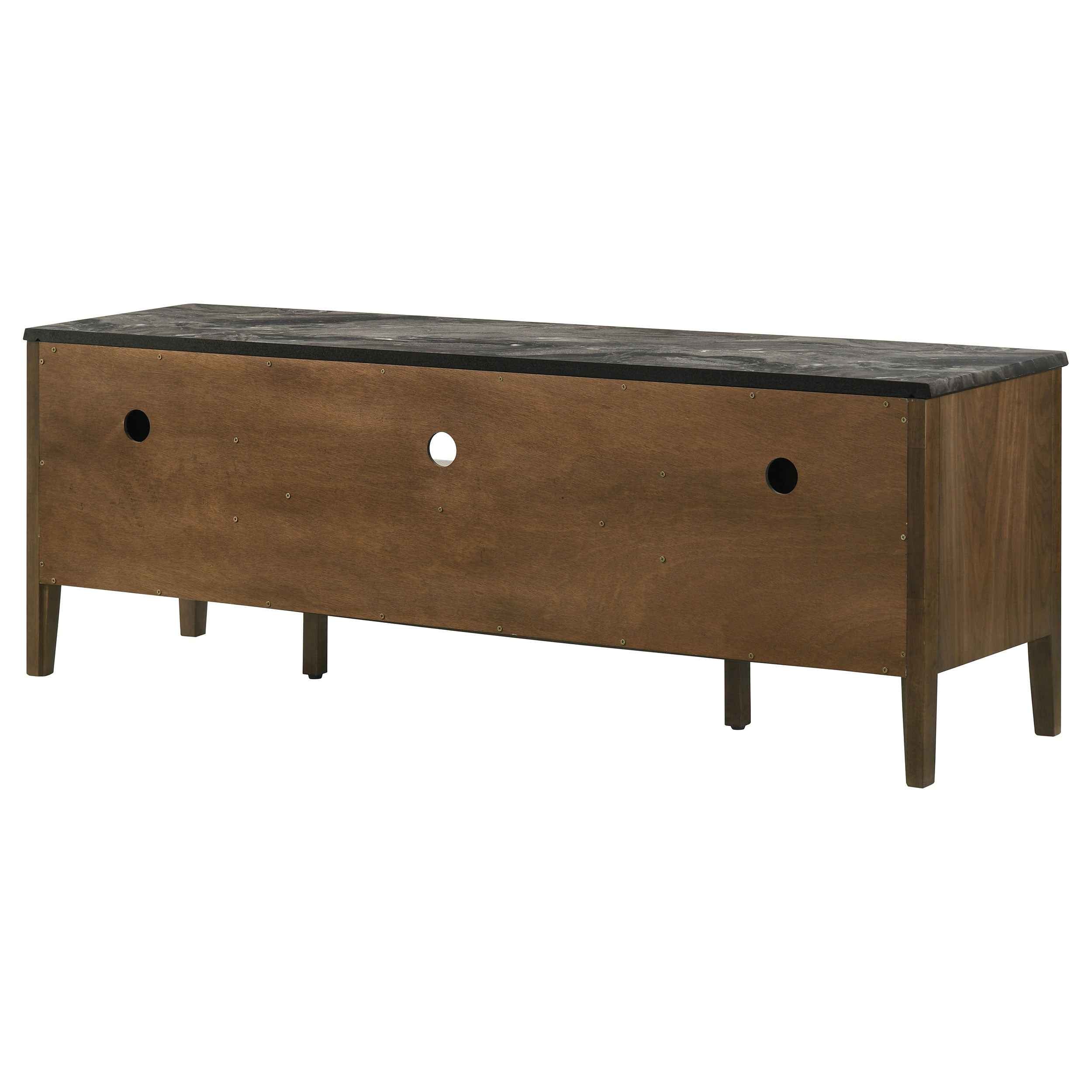 Bradley Smokey Grey/Brown 63-inch 2-Door SmartTop TV Stand - Image 9