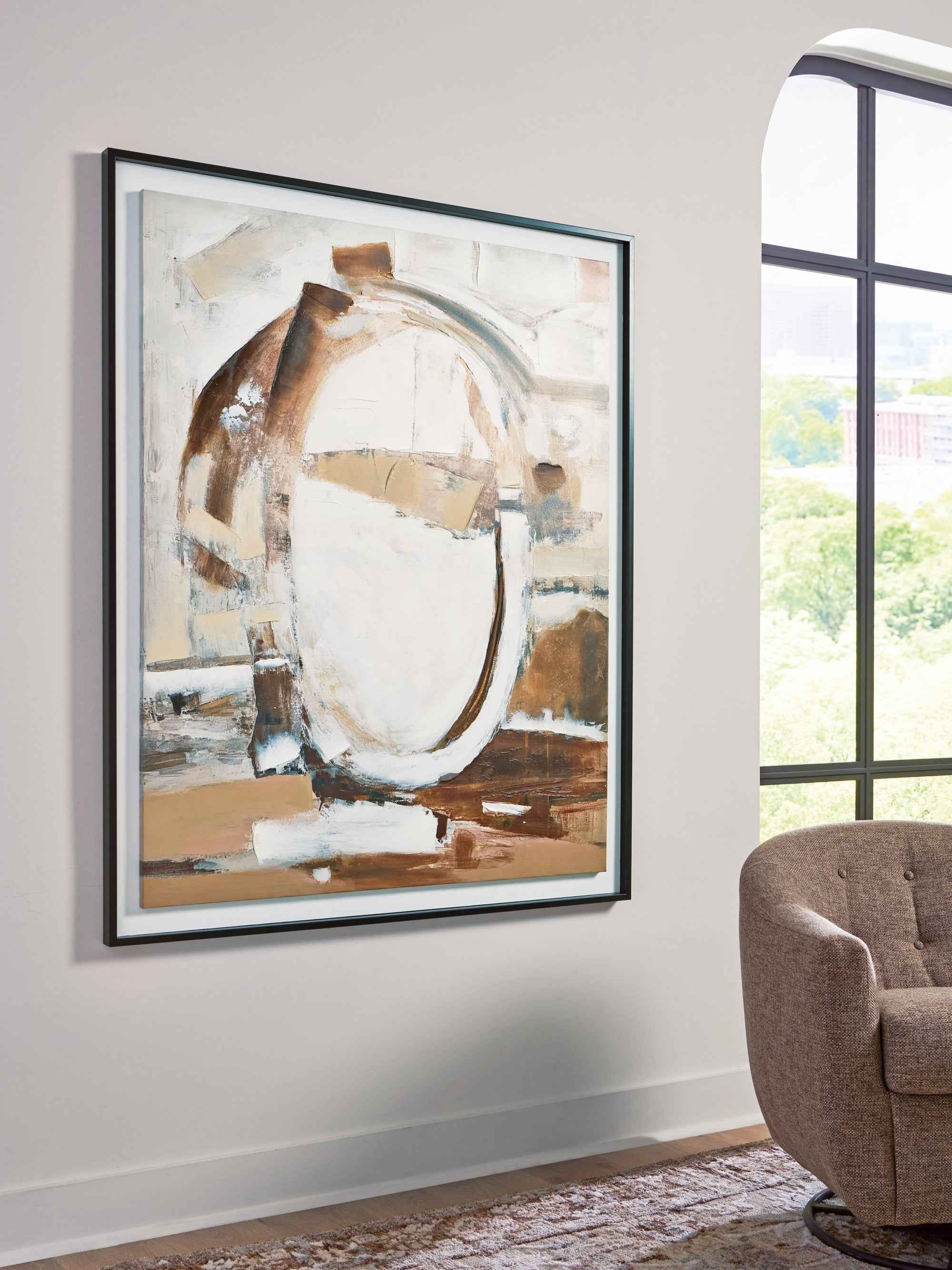 Bradlow Brown & White & Black Wall Art