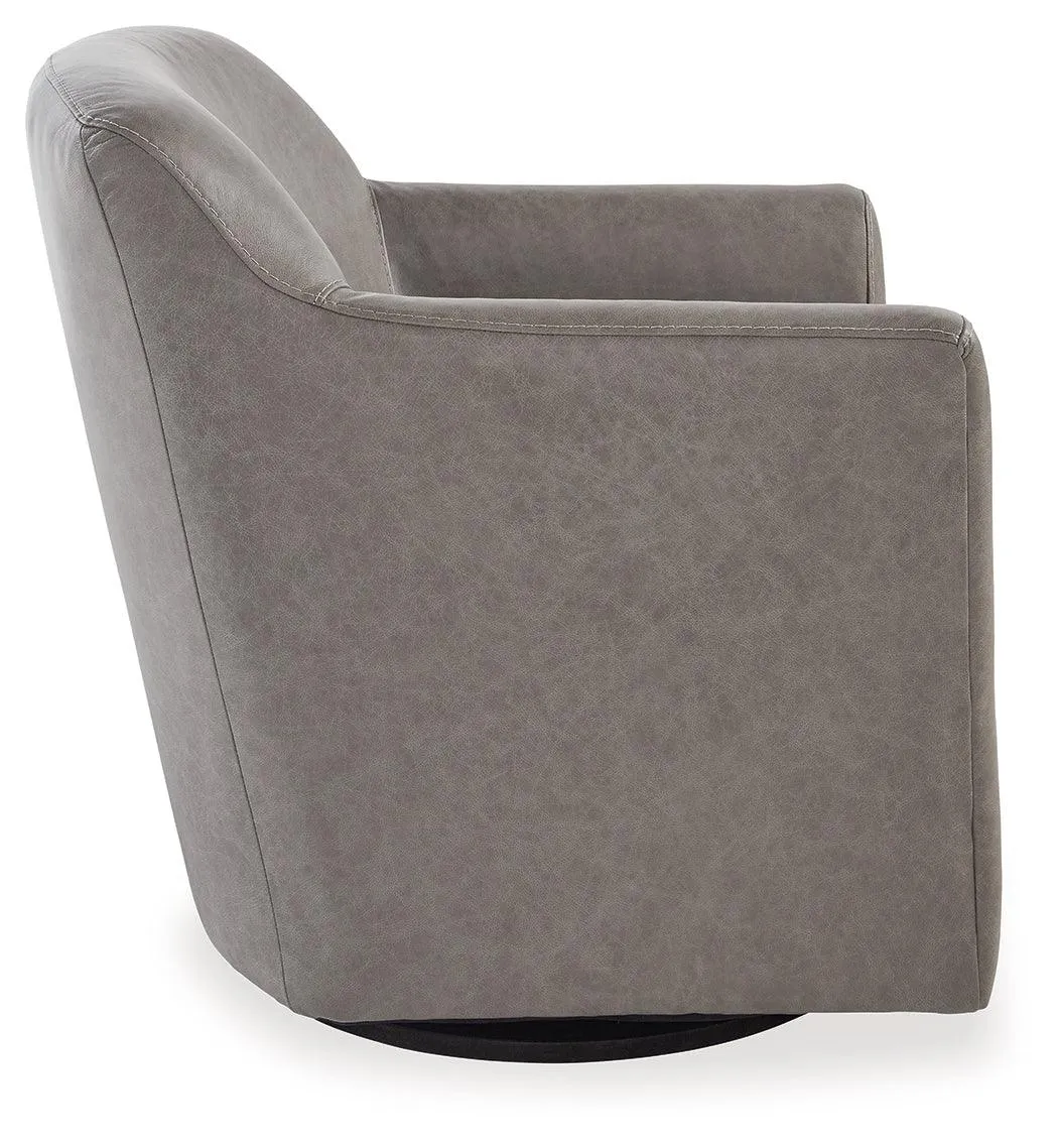 Bradney Fossil Swivel Accent Chair - Image 4
