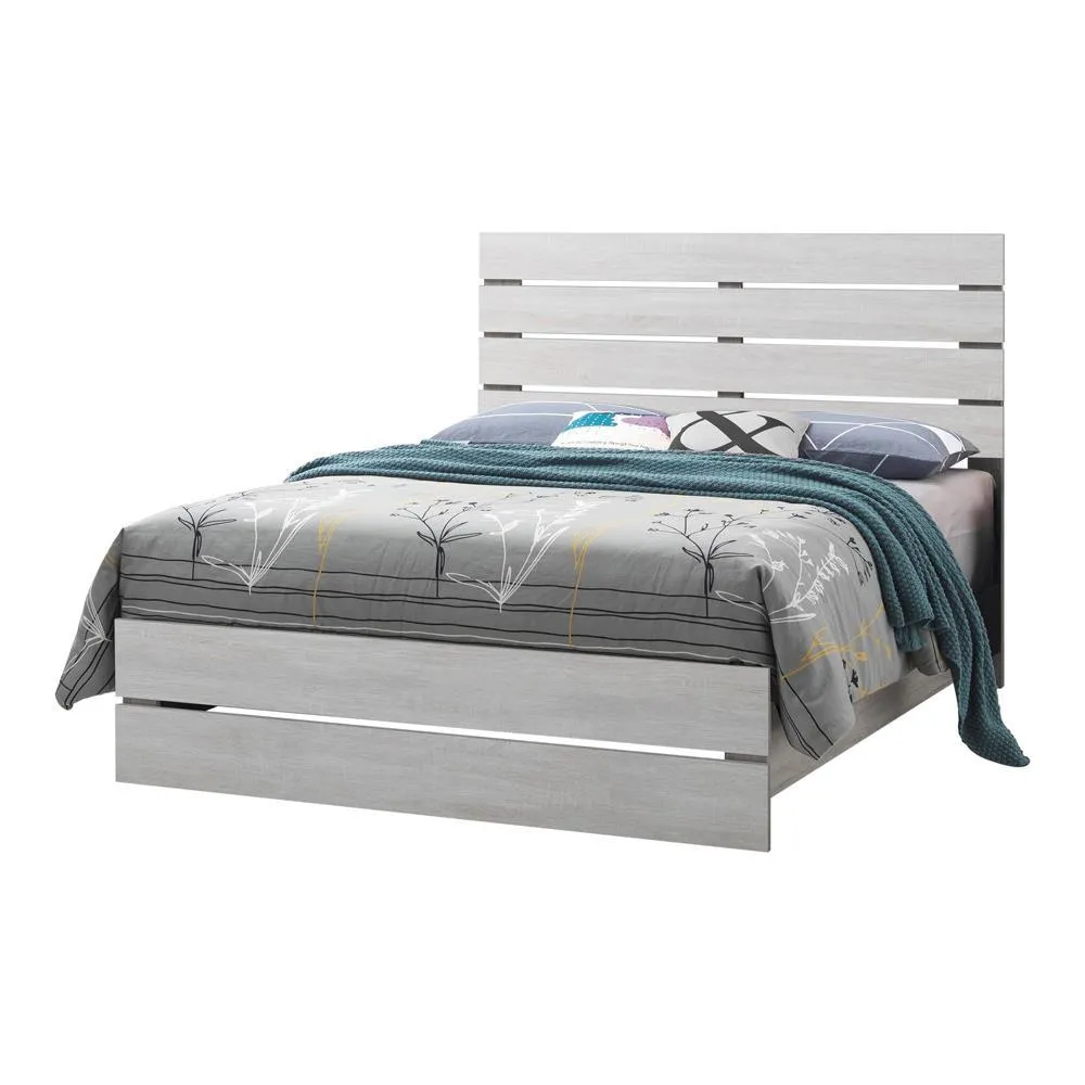 Brantford Coastal White Queen Panel Bed - Image 2