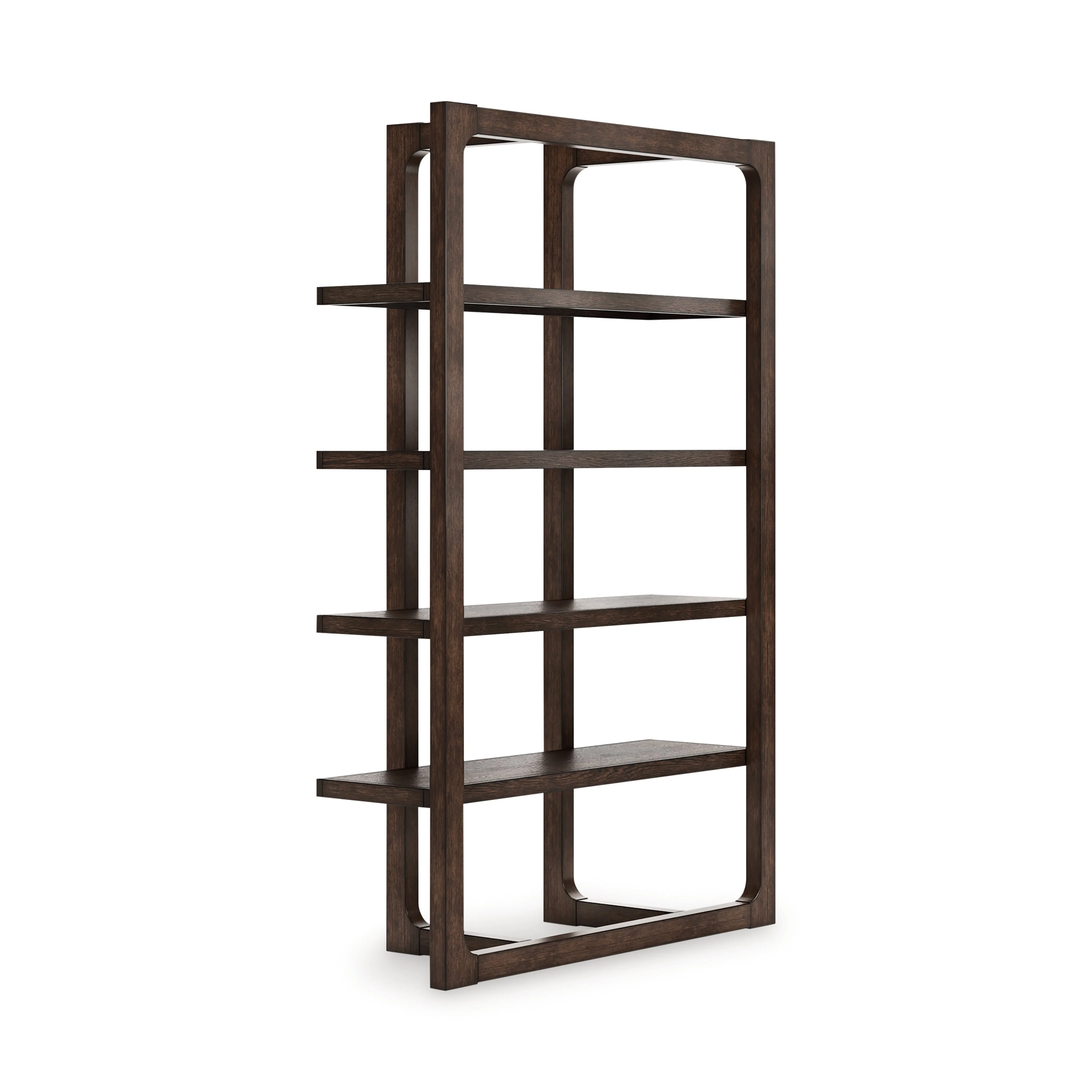 Breckington Dark Brown 76" Bookcase - Image 2