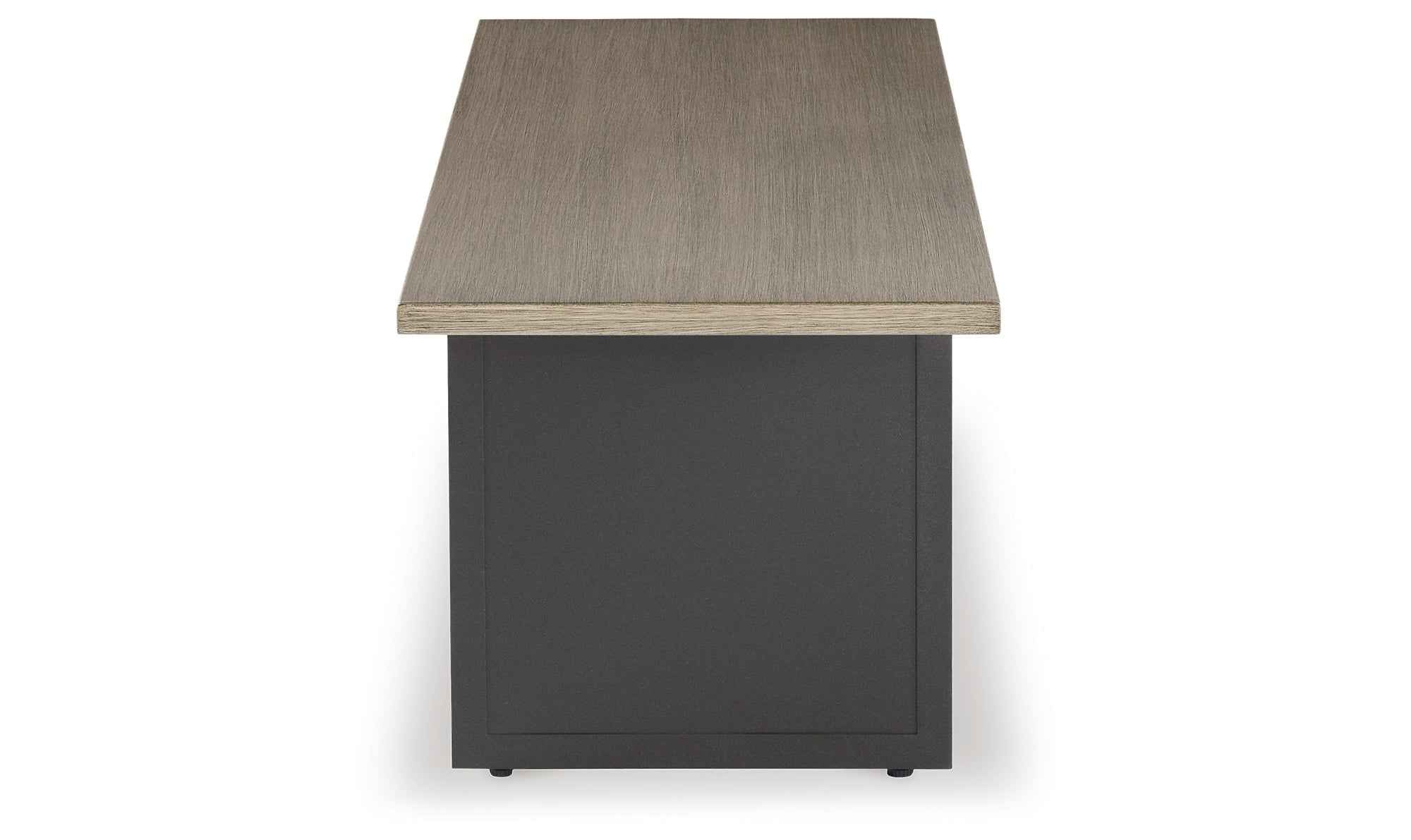 Bree Zee Brown 4-Piece Outdoor Sectional with End Table - Image 16