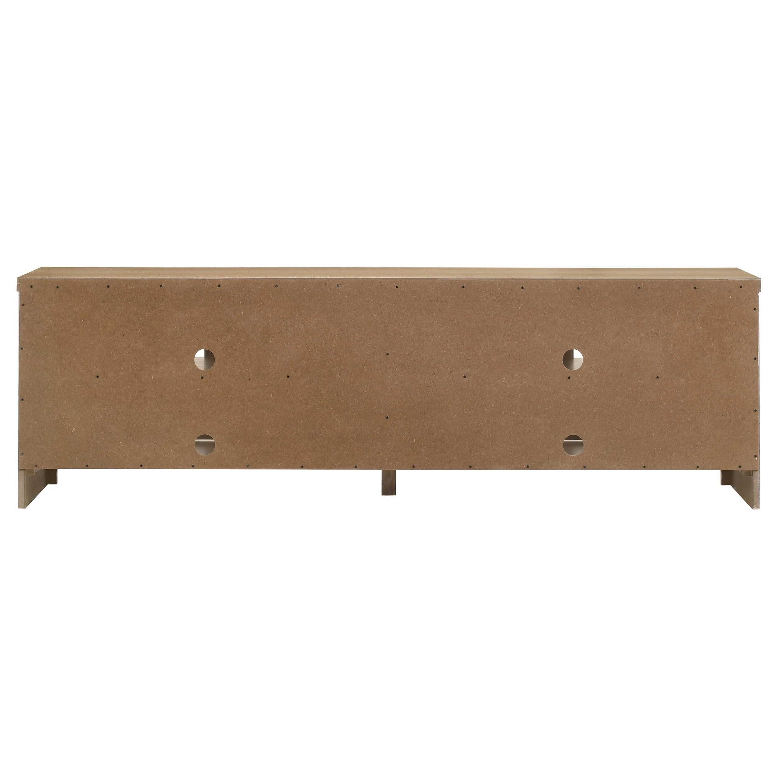 Brenham Light Oak 79-inch 4-Door TV Stand Media Console - Image 7