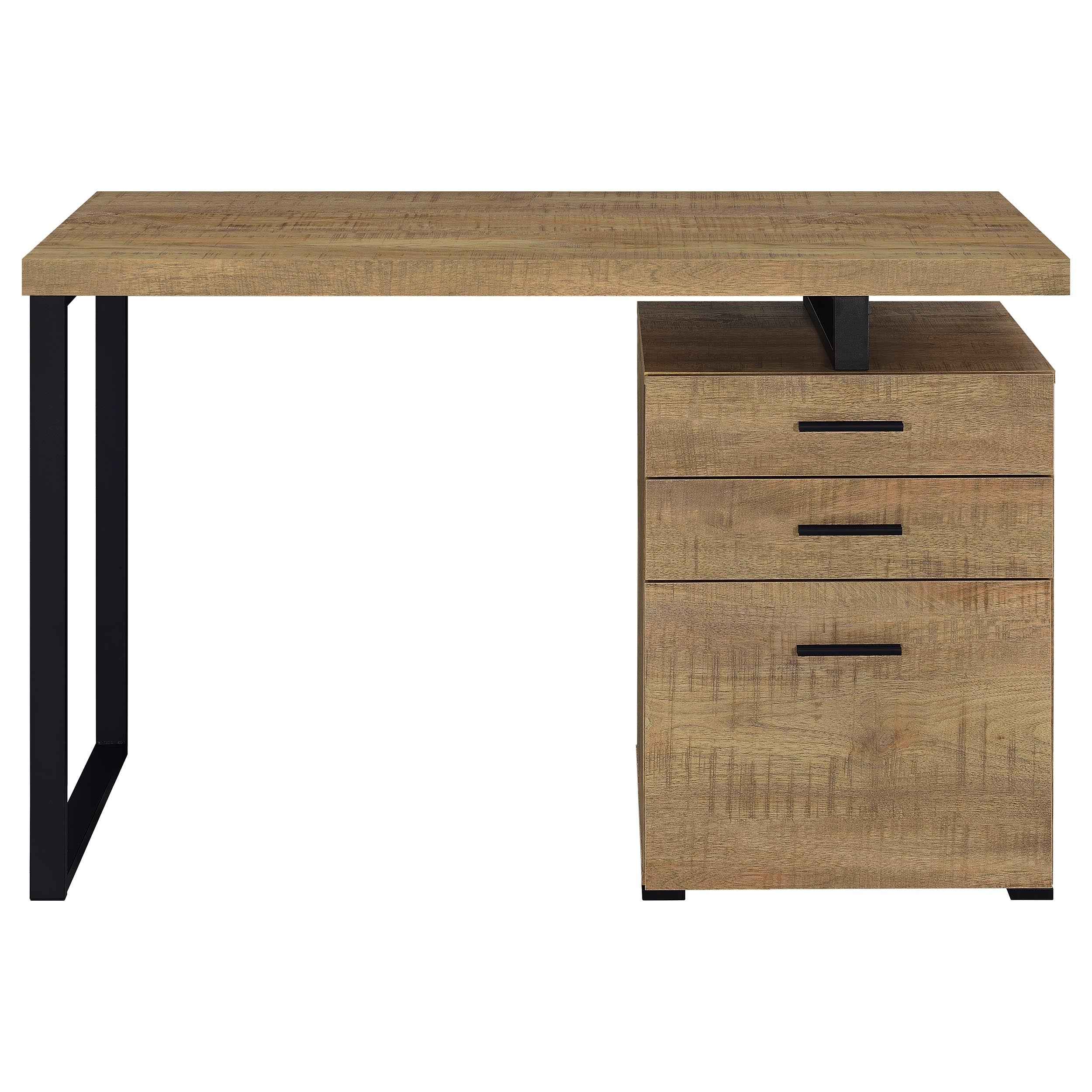 Brennan Mango 47-inch 3-drawer Office Computer Desk - Image 4