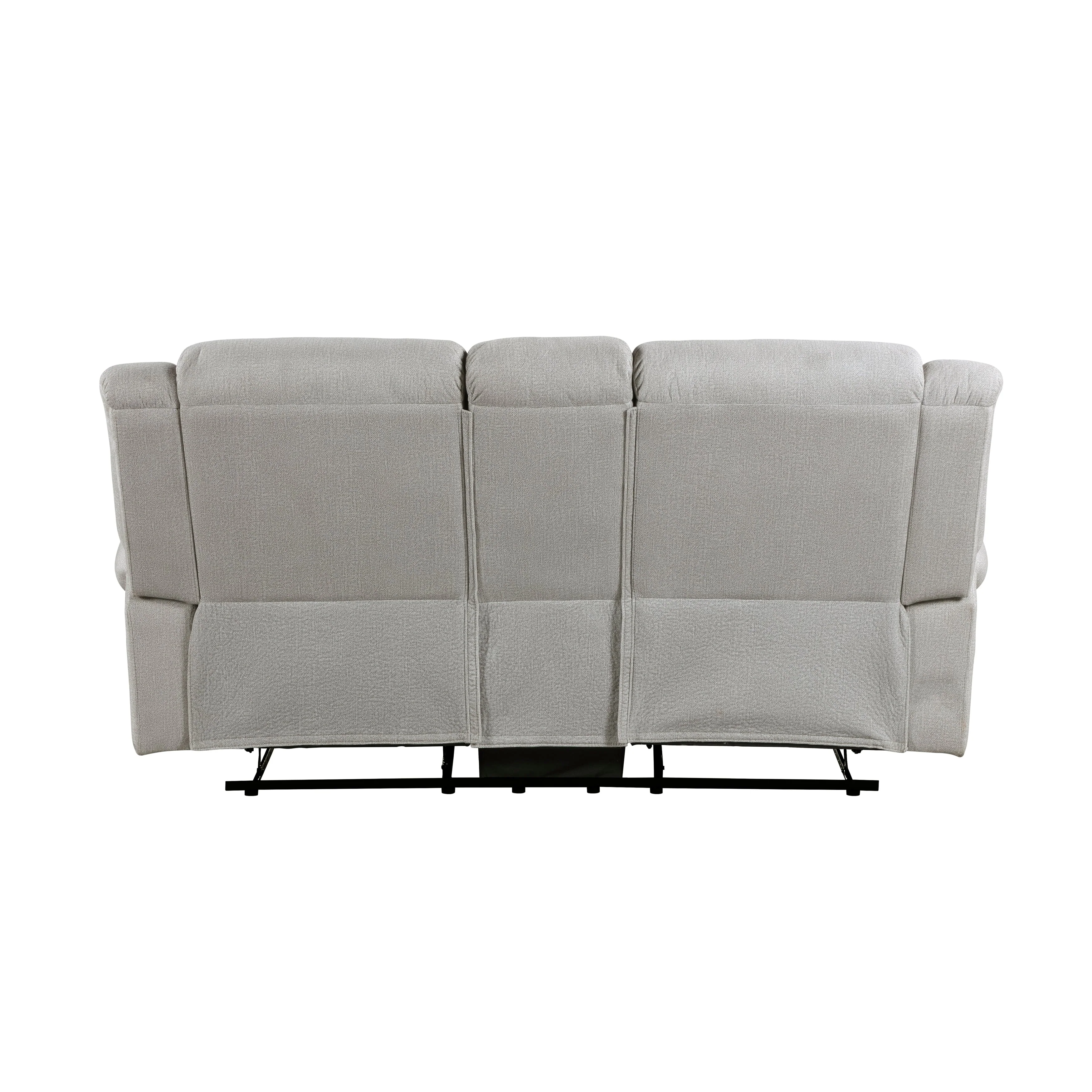 Brennen Mist Double Reclining Loveseat with Center Console - Image 5