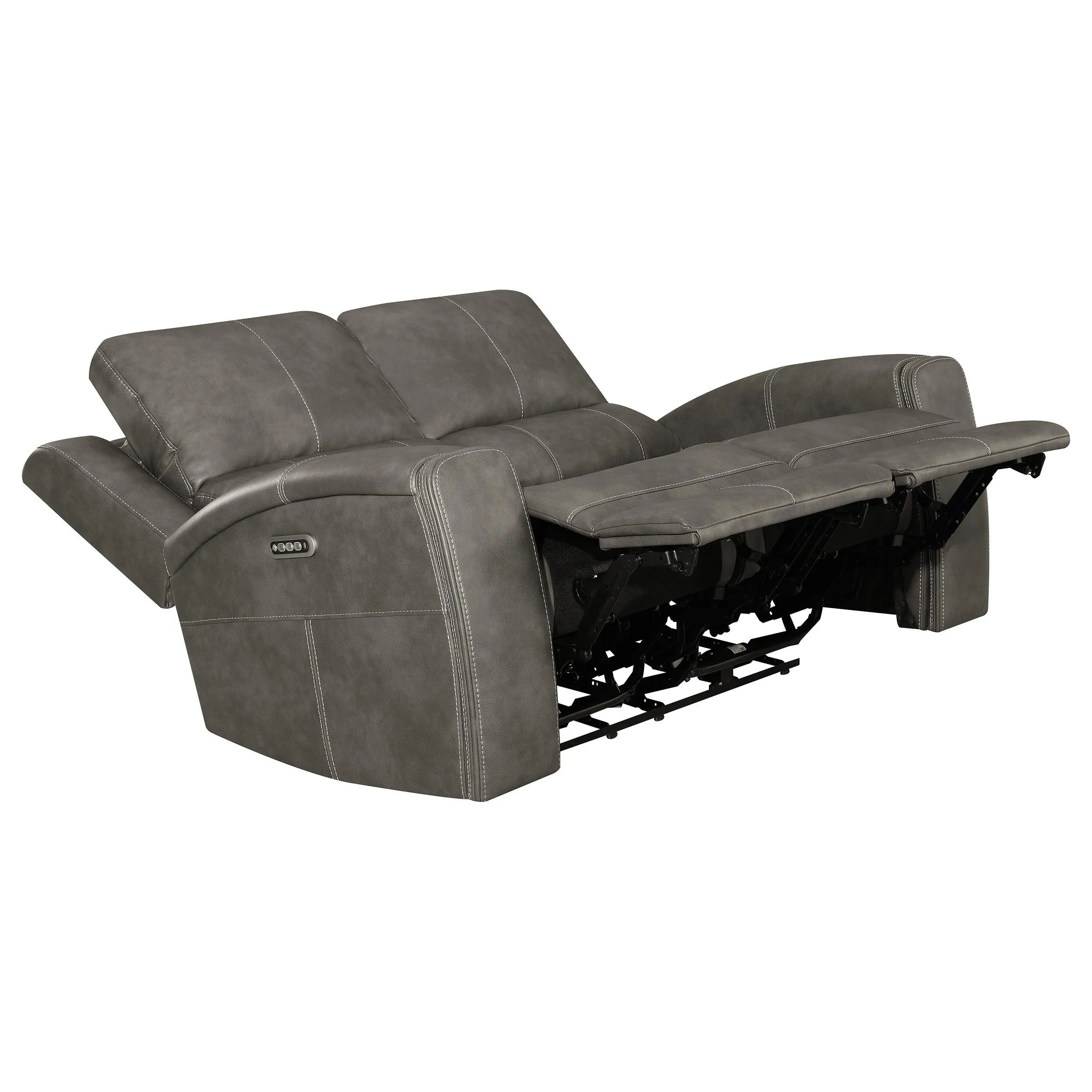 Brickston Charcoal 2-Piece Triple Power Reclining Set - Image 6
