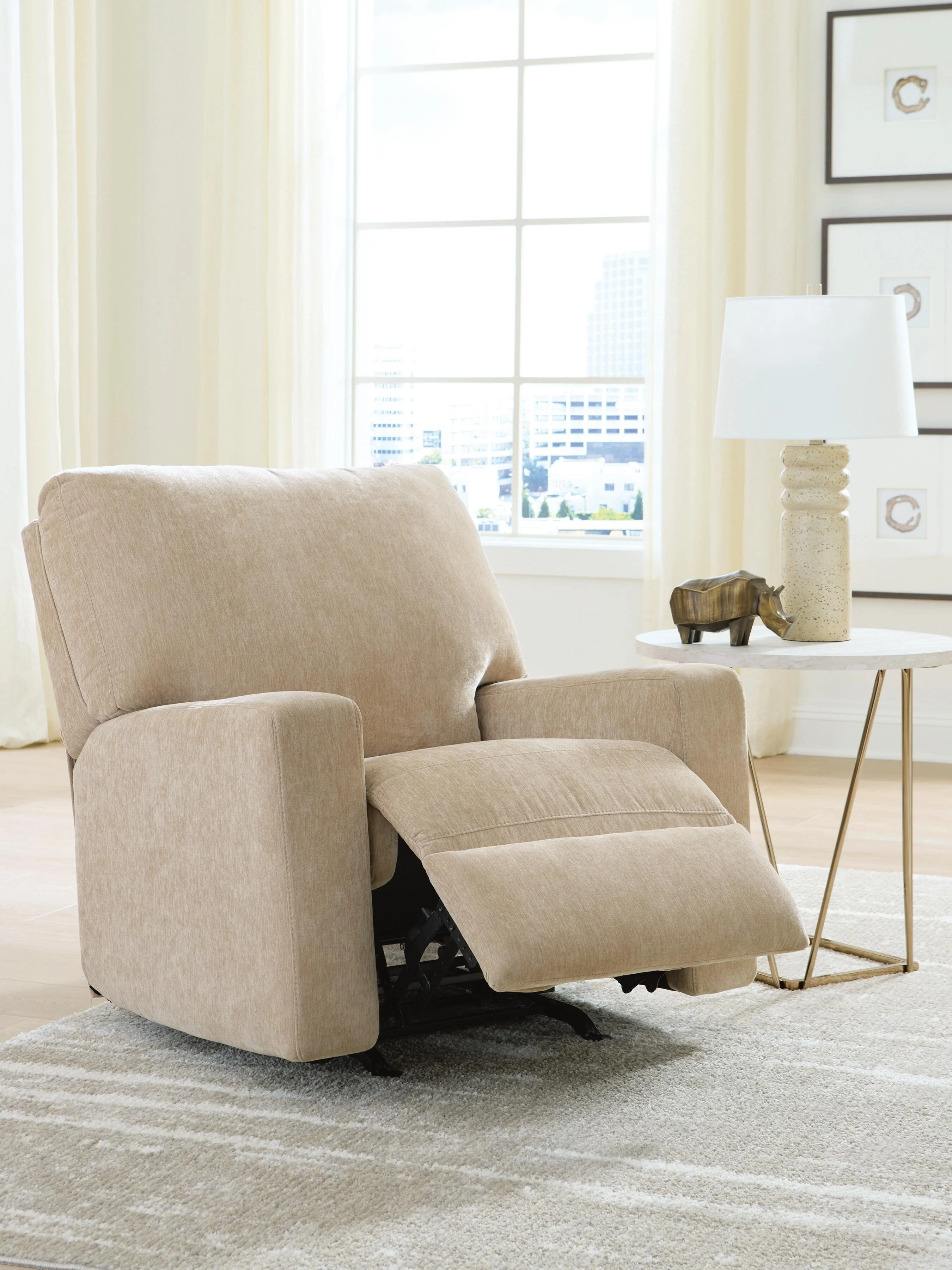 Bridgepoint Almond Recliner - Image 5