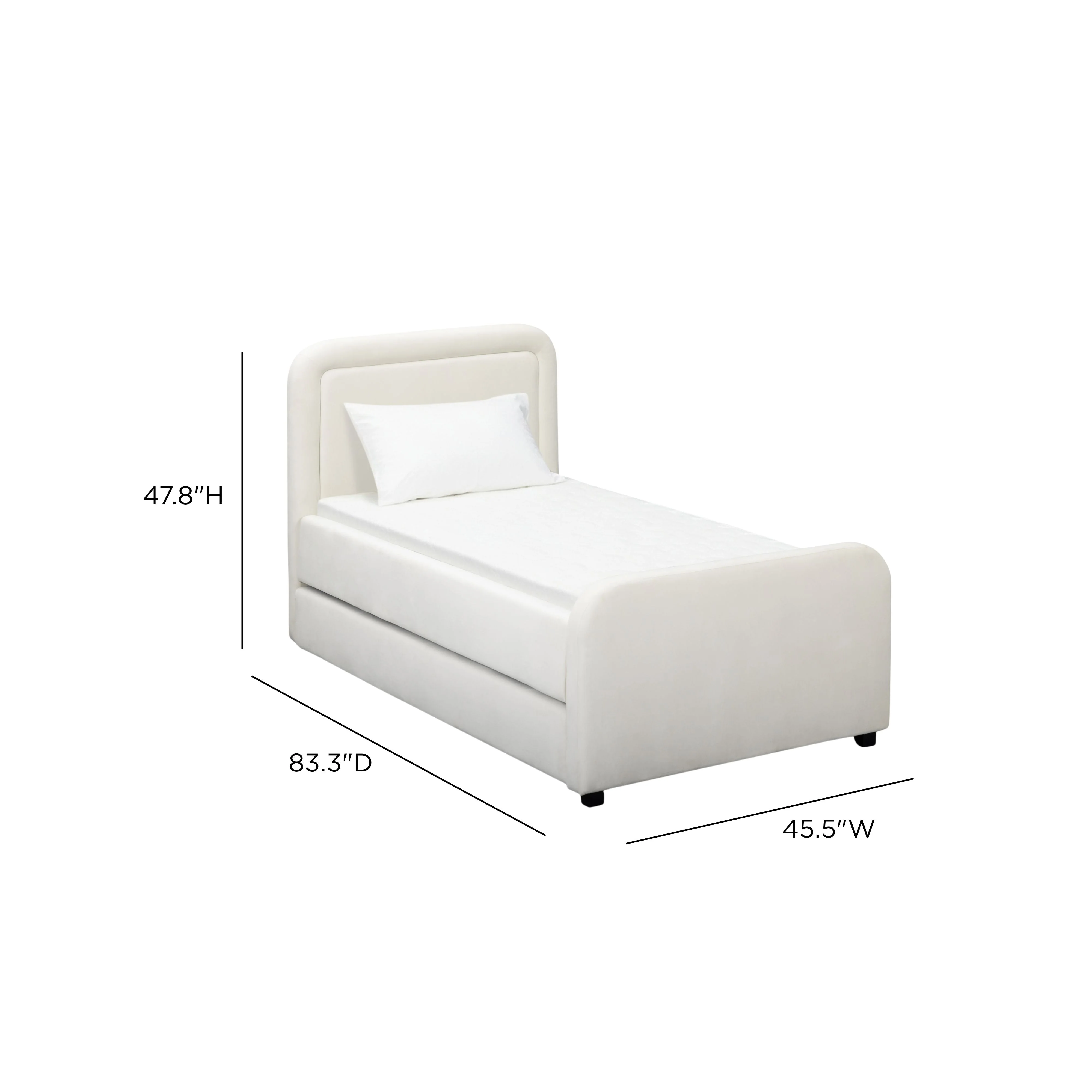 Briella Performance Velvet Trundle Bed in Twin - Image 30