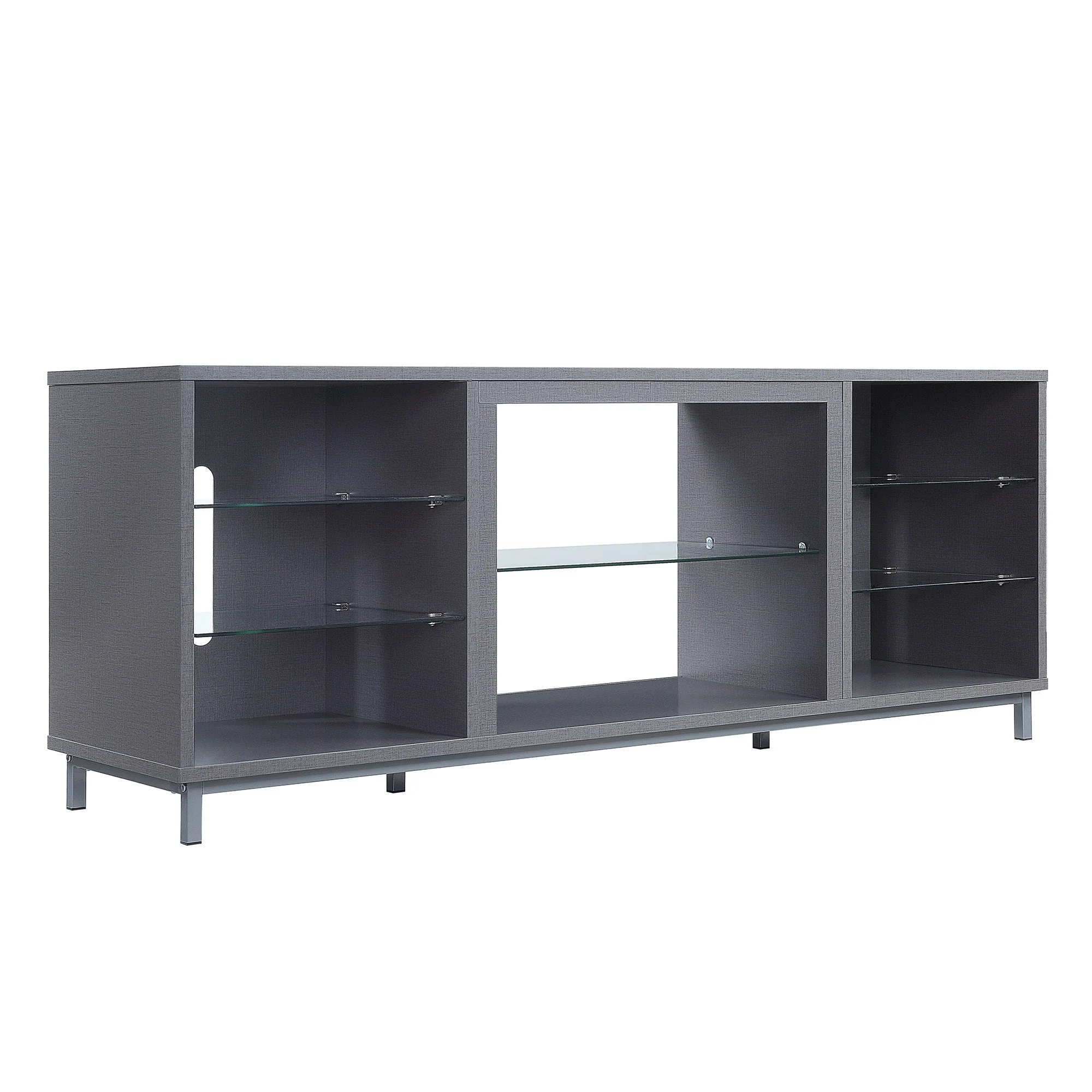 Brighton 60" TV Stand in Grey - Image 5