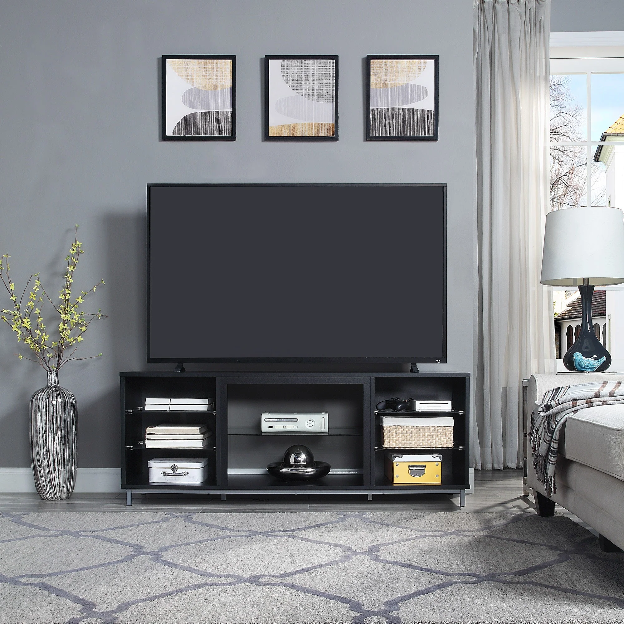 Brighton 60" TV Stand in Onyx - Image 2