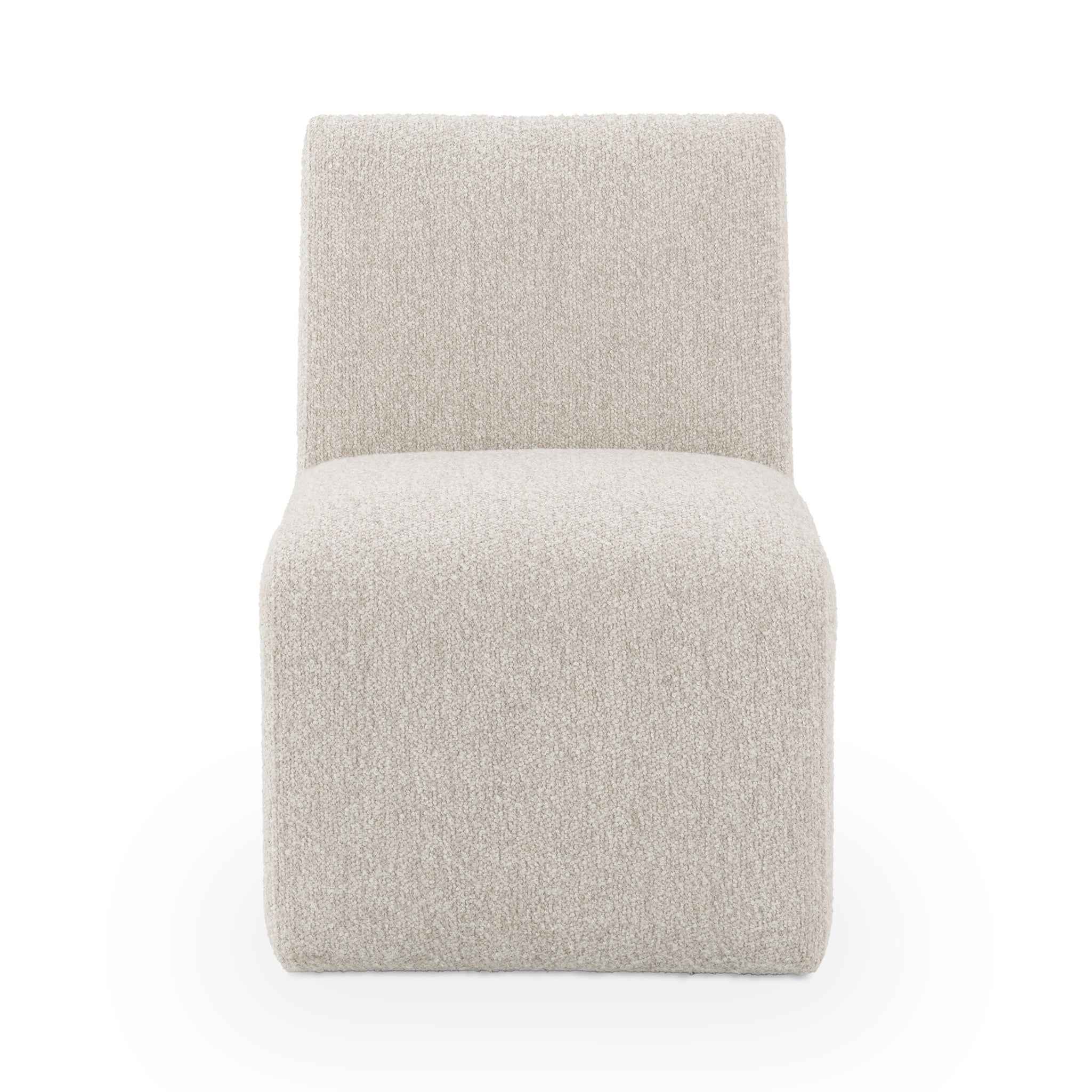 Brighton Dining Chair with Casters - Coastal Sand - Image 2