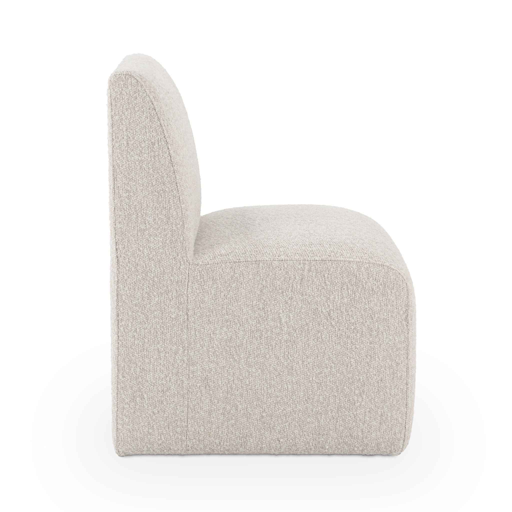 Brighton Dining Chair with Casters - Coastal Sand - Image 3