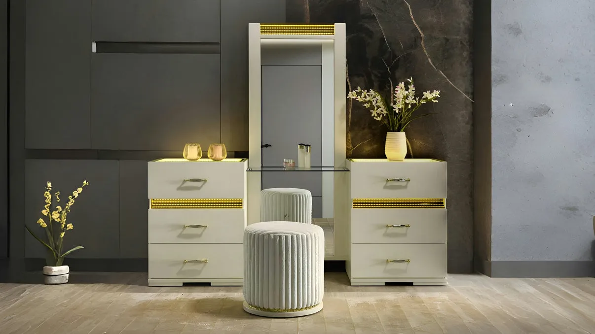 Brillia Beige Vanity Set
