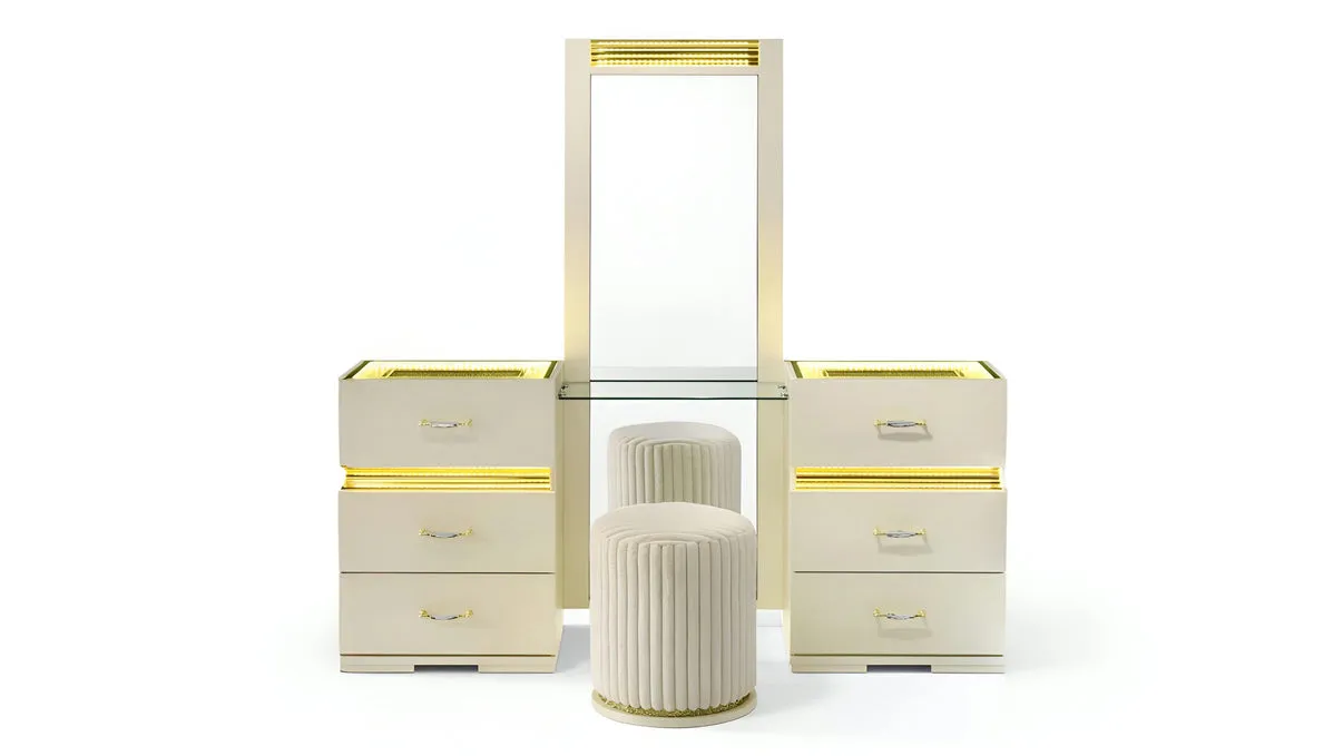 Brillia Beige Vanity Set - Image 2