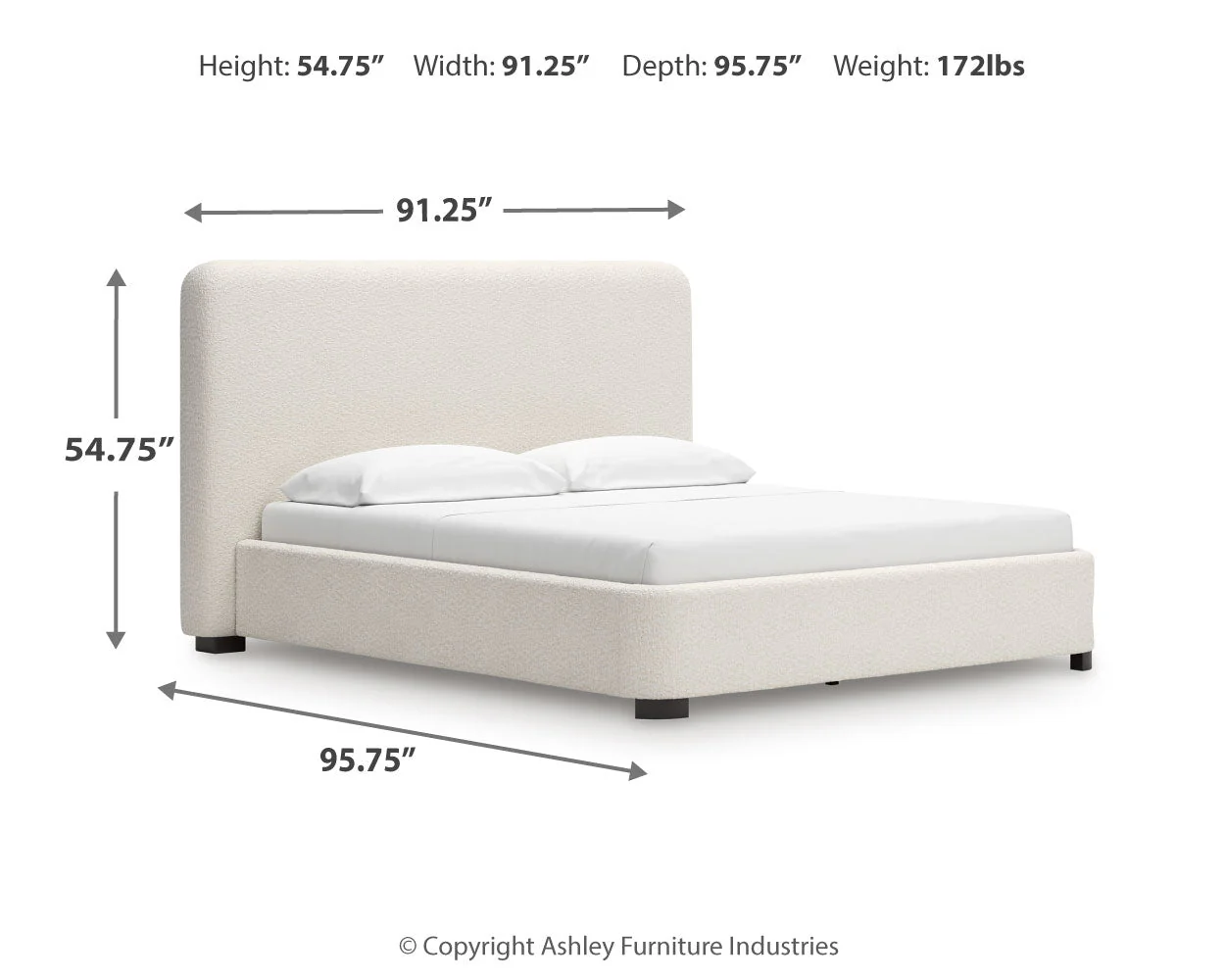 Brintstreet Beige California King Upholstered Bed - Image 4