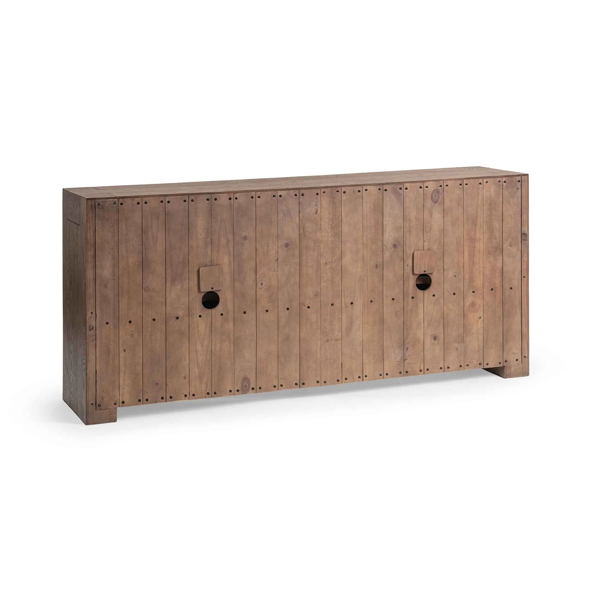 Bristol 4 Door Cabinet - Cafe Brown - Image 4