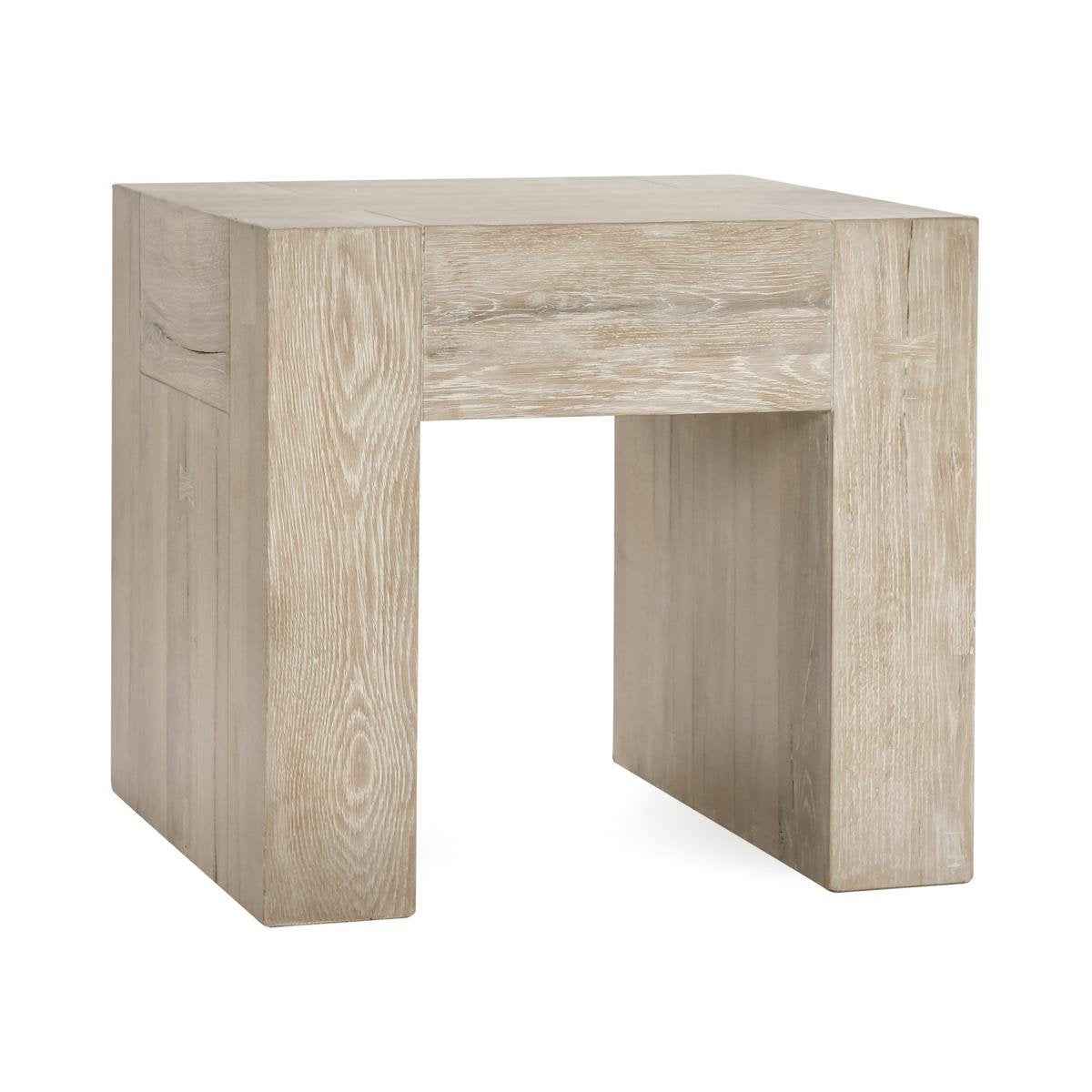 Bristol End Table - Aged Cream