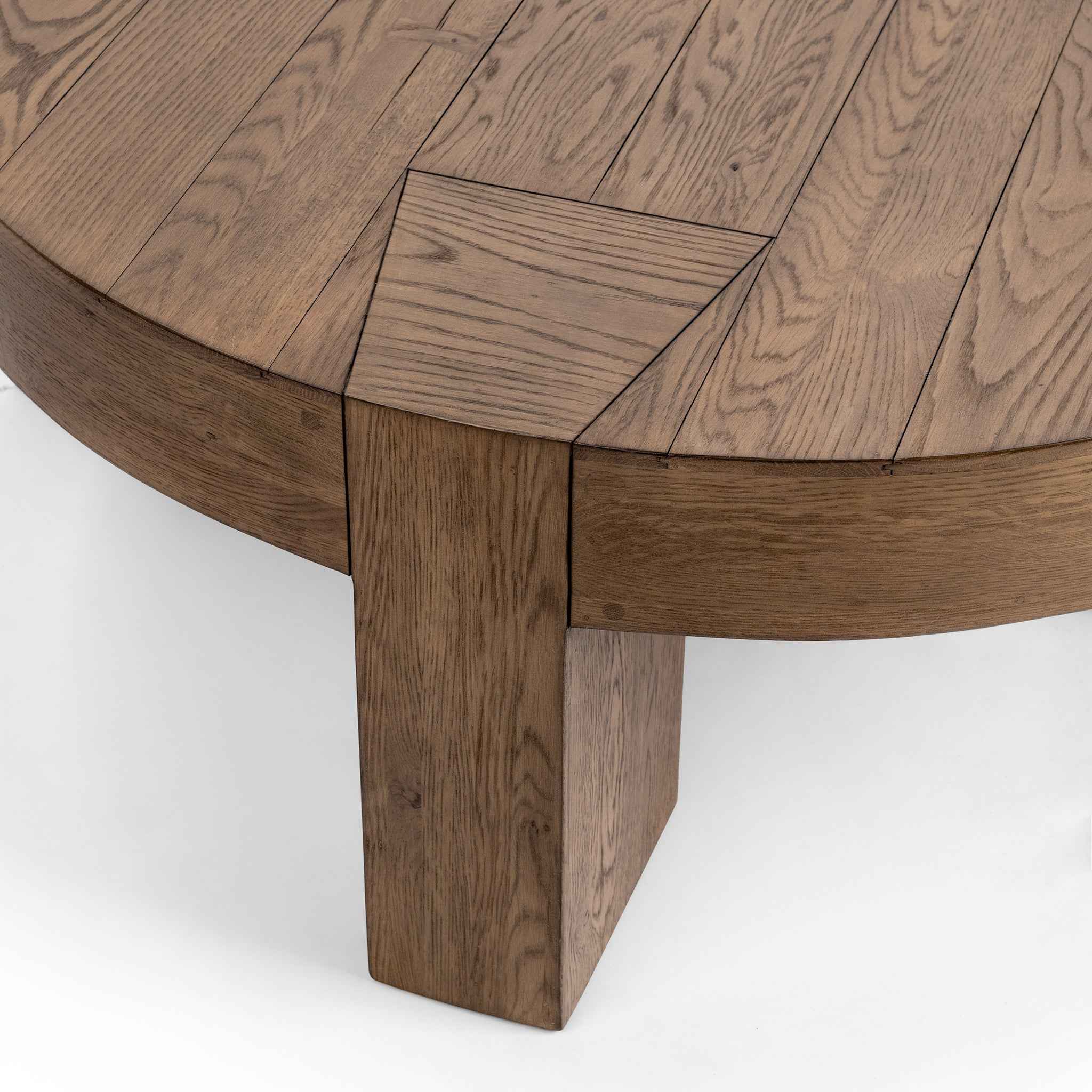 Bristol Round Coffee Table - Cafe Brown - Image 3