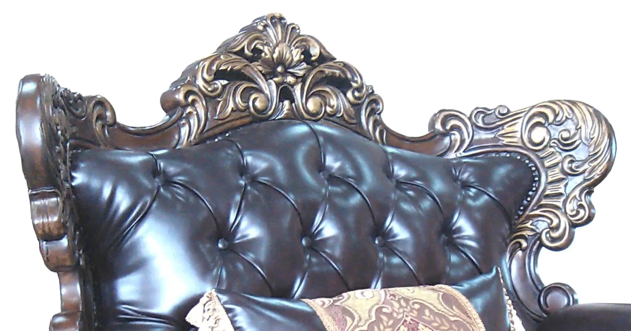 Britney Traditional Style Chair In Cherry Finish Wood - Image 3