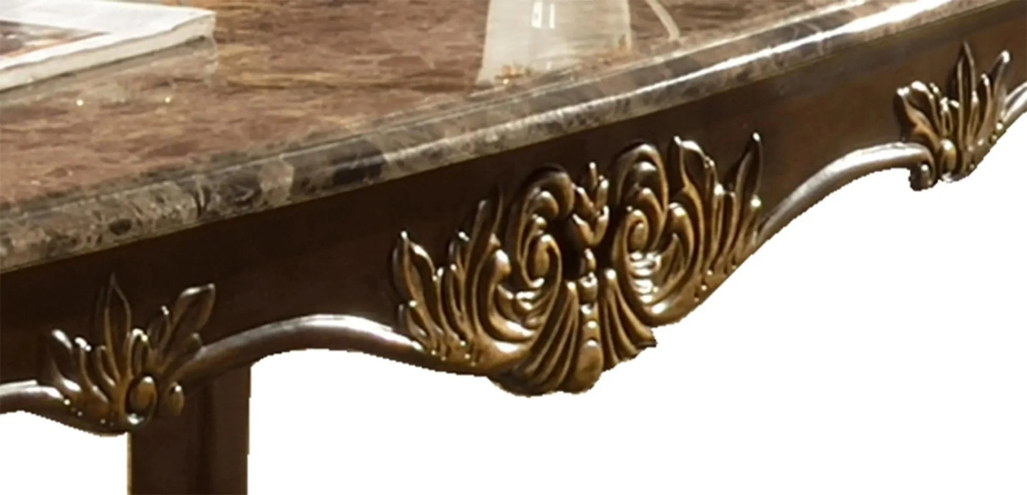 Britney Traditional Style End Table In Cherry Finish Wood - Image 4