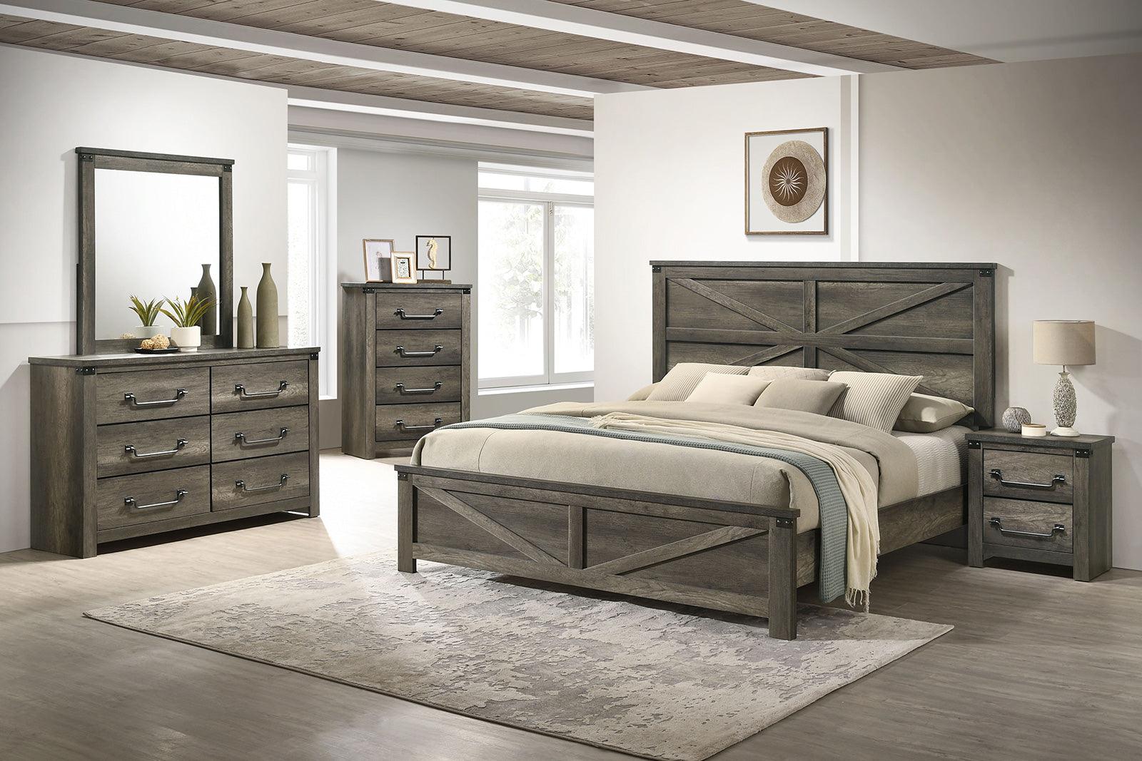 Britonale Rustic Gray Mirror - Image 3
