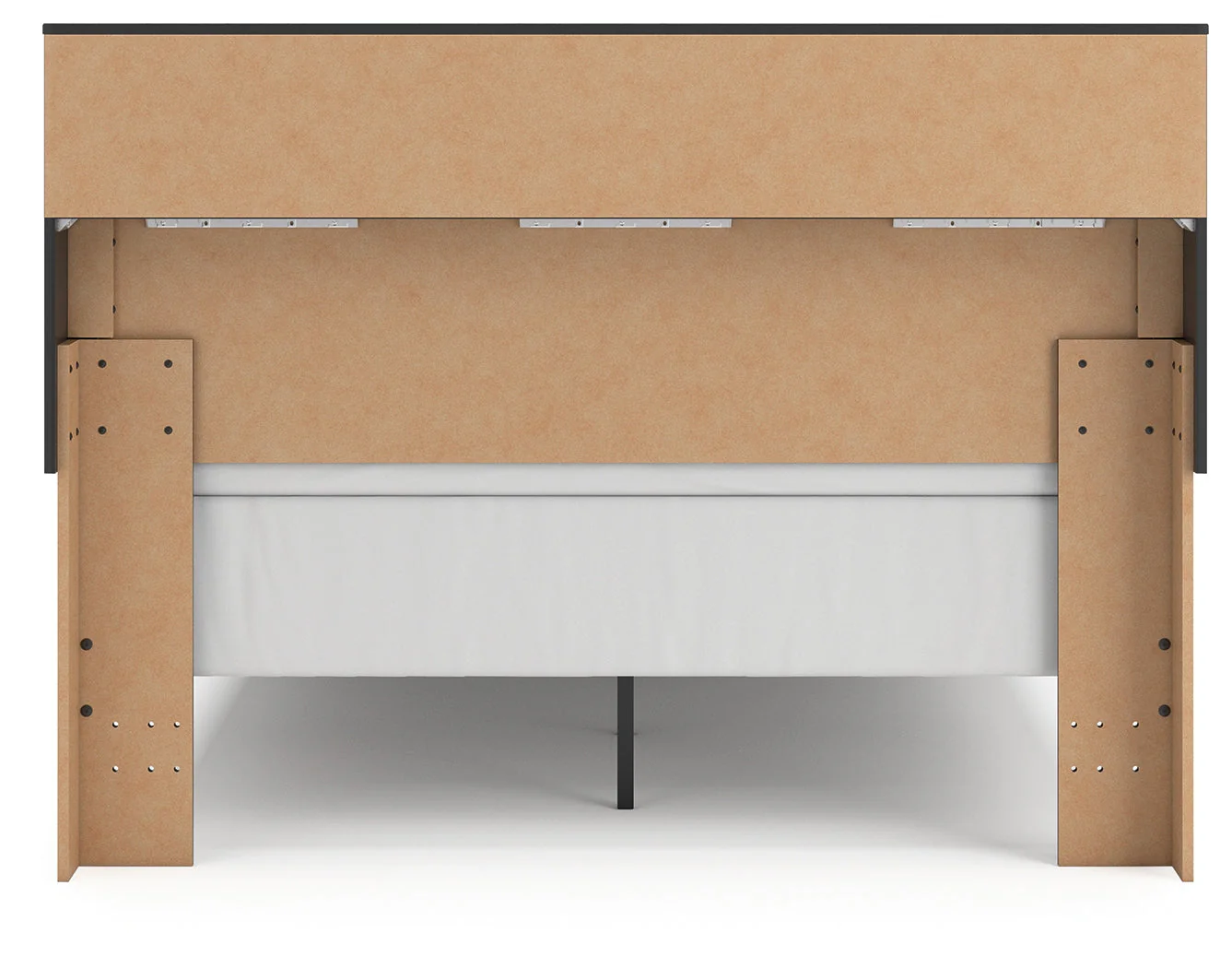 Broachmyn Black/Gray LED Bookcase Panel Bedroom Set - Image 12