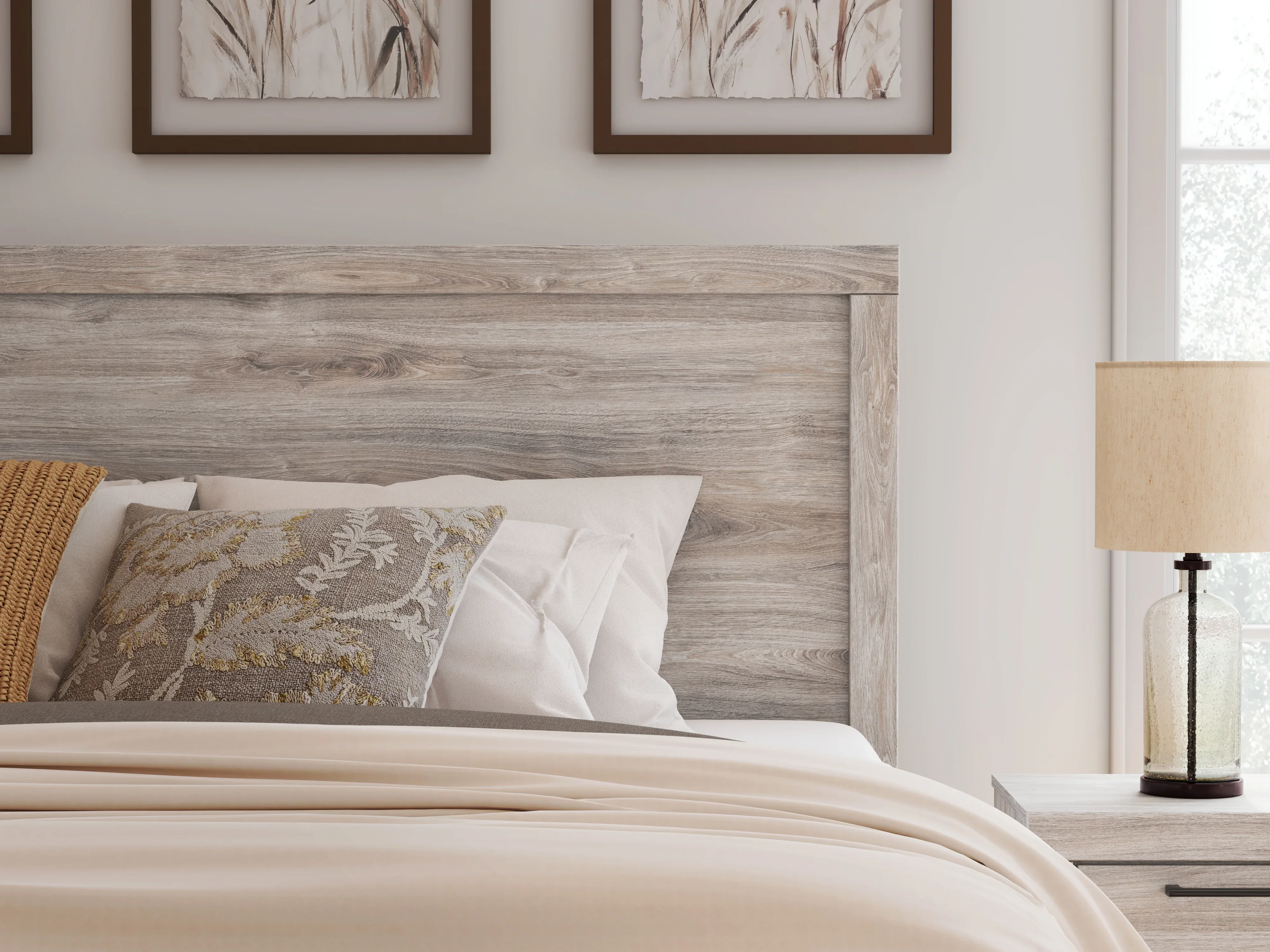 Broachmyn Gray King Panel Bed - Image 5