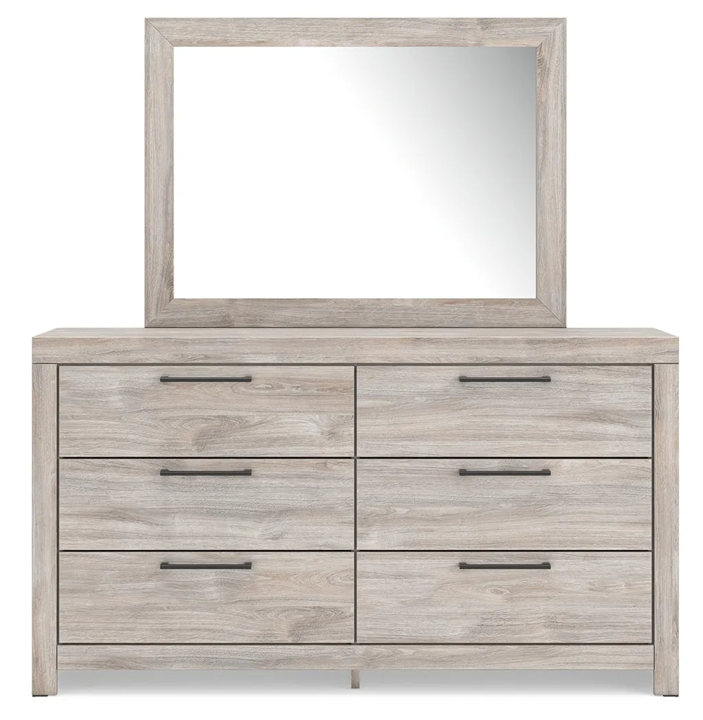 Broachmyn Gray Dresser and Mirror - Image 3