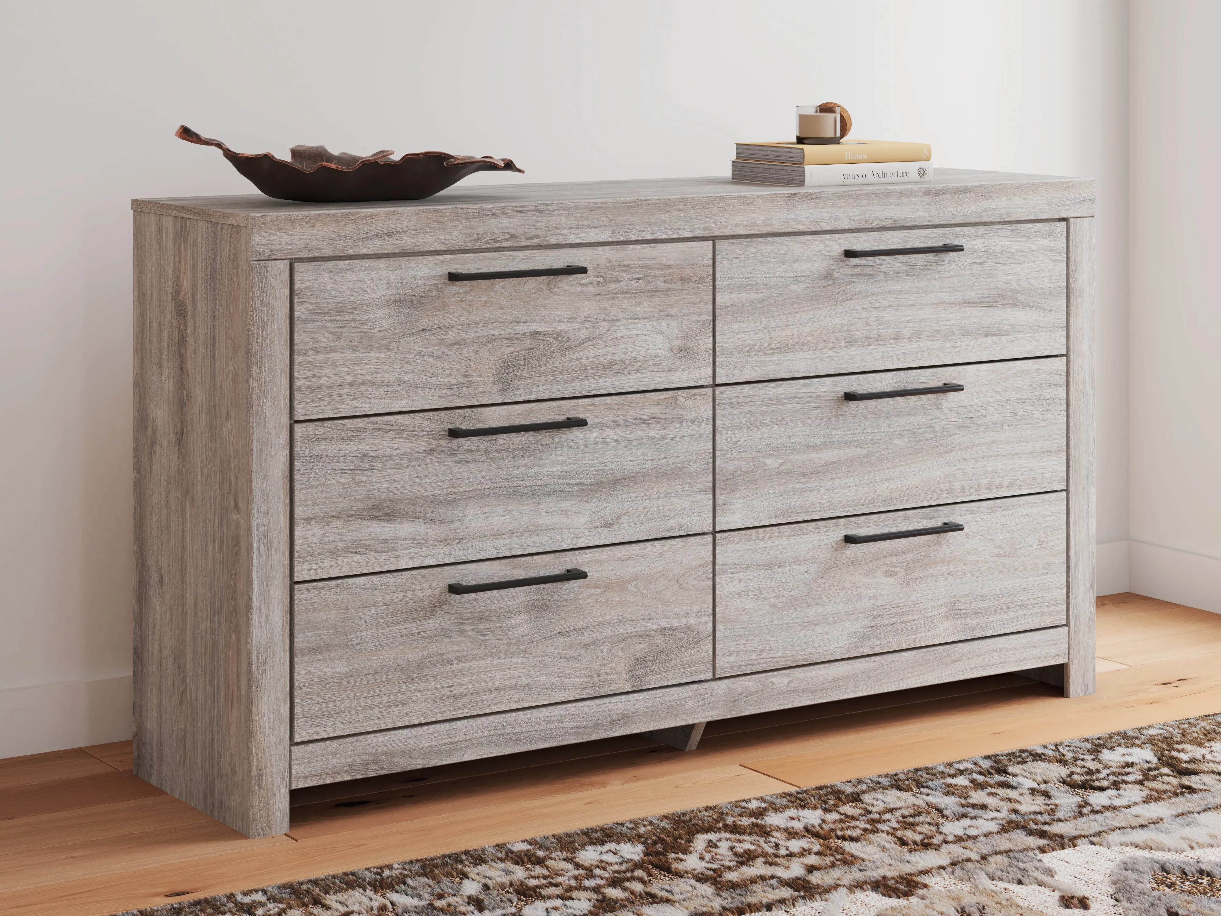 Broachmyn Gray Dresser and Mirror - Image 2