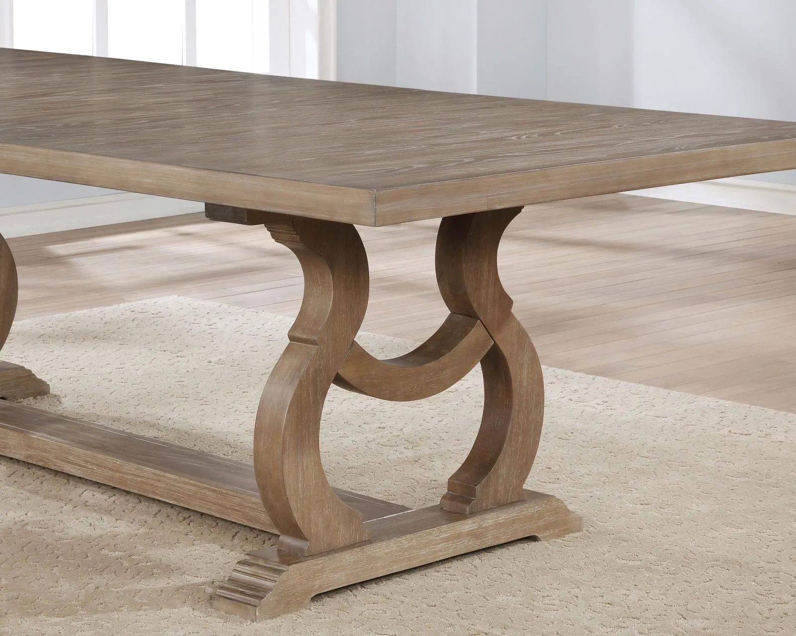 Brockway 7-Piece Rectangular Trestle Dining Set - Image 2