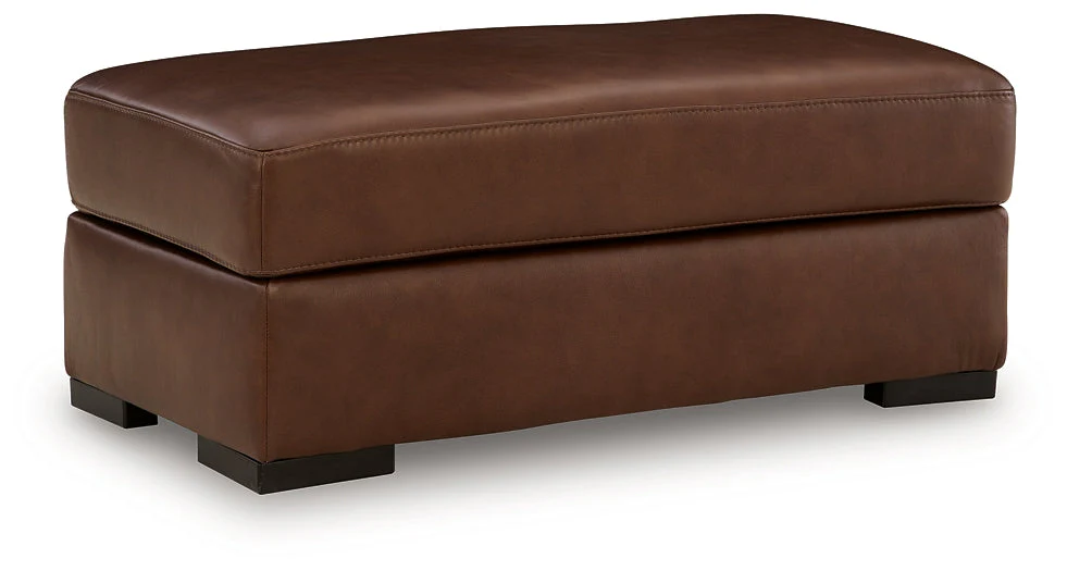 Brogliano Canyon Leather Ottoman - Image 2