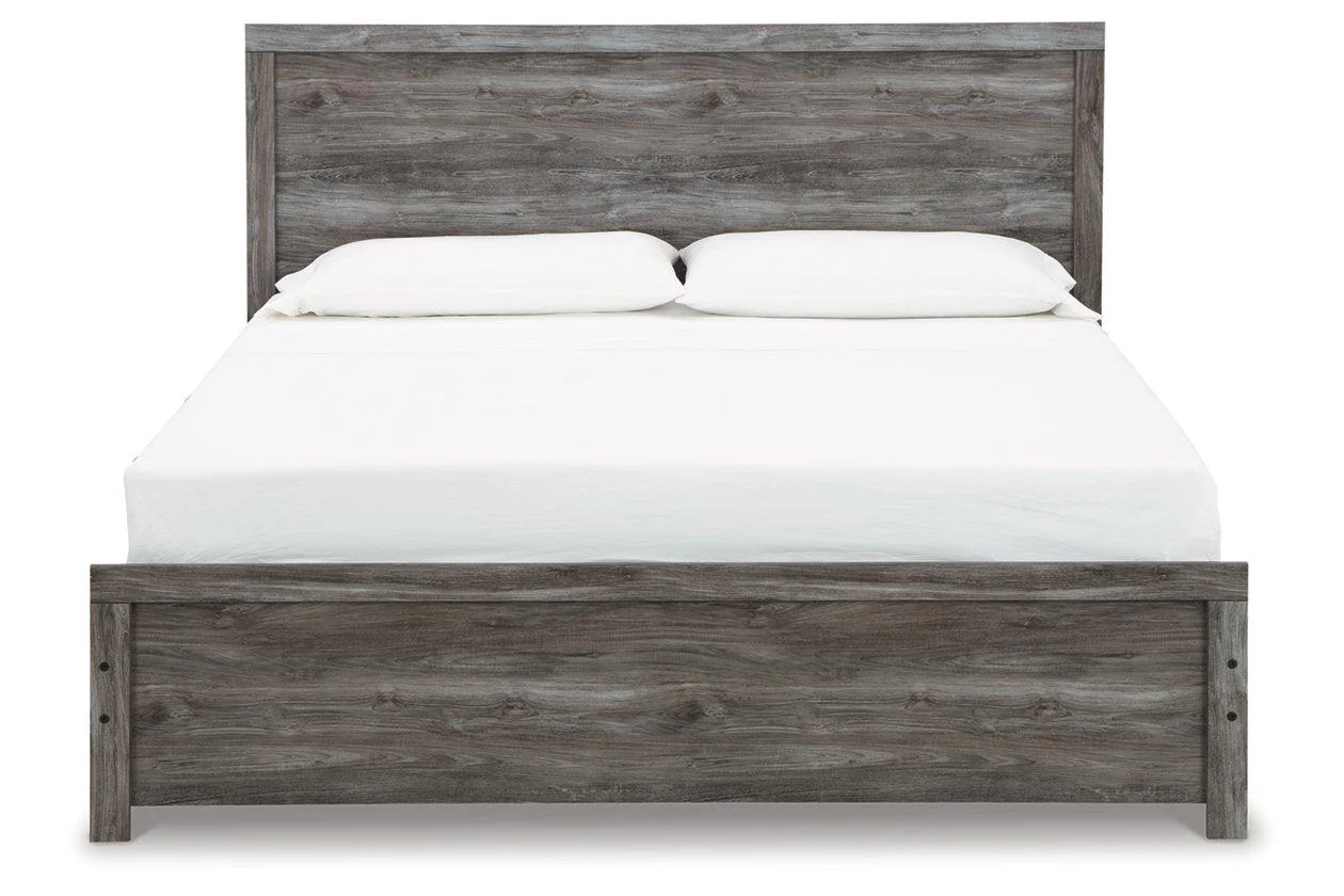 Bronyan Dark Gray King Panel Bed - Image 3