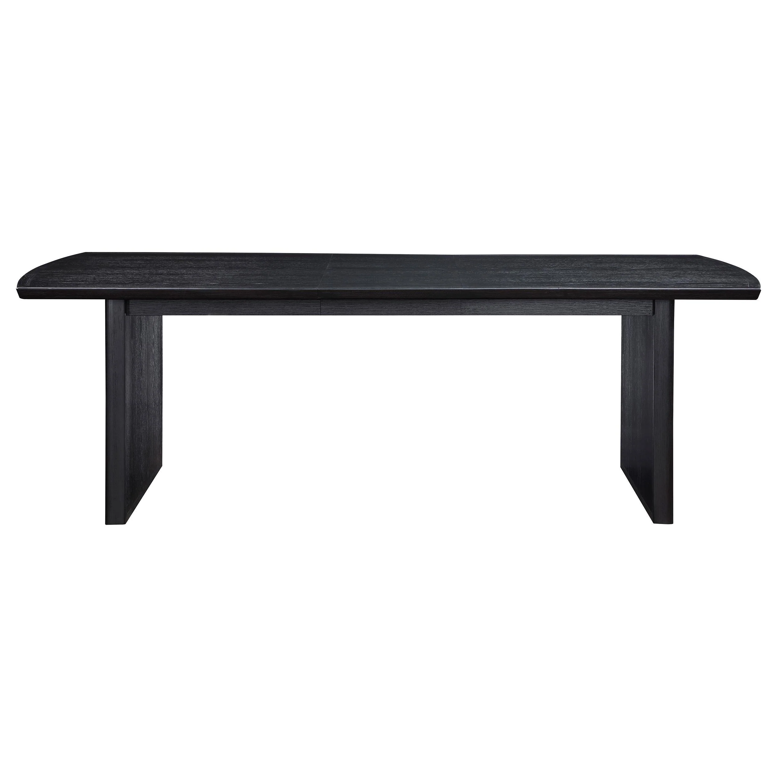 Brookmead Black 9-Piece Extension Leaf Dining Table Set - Image 4
