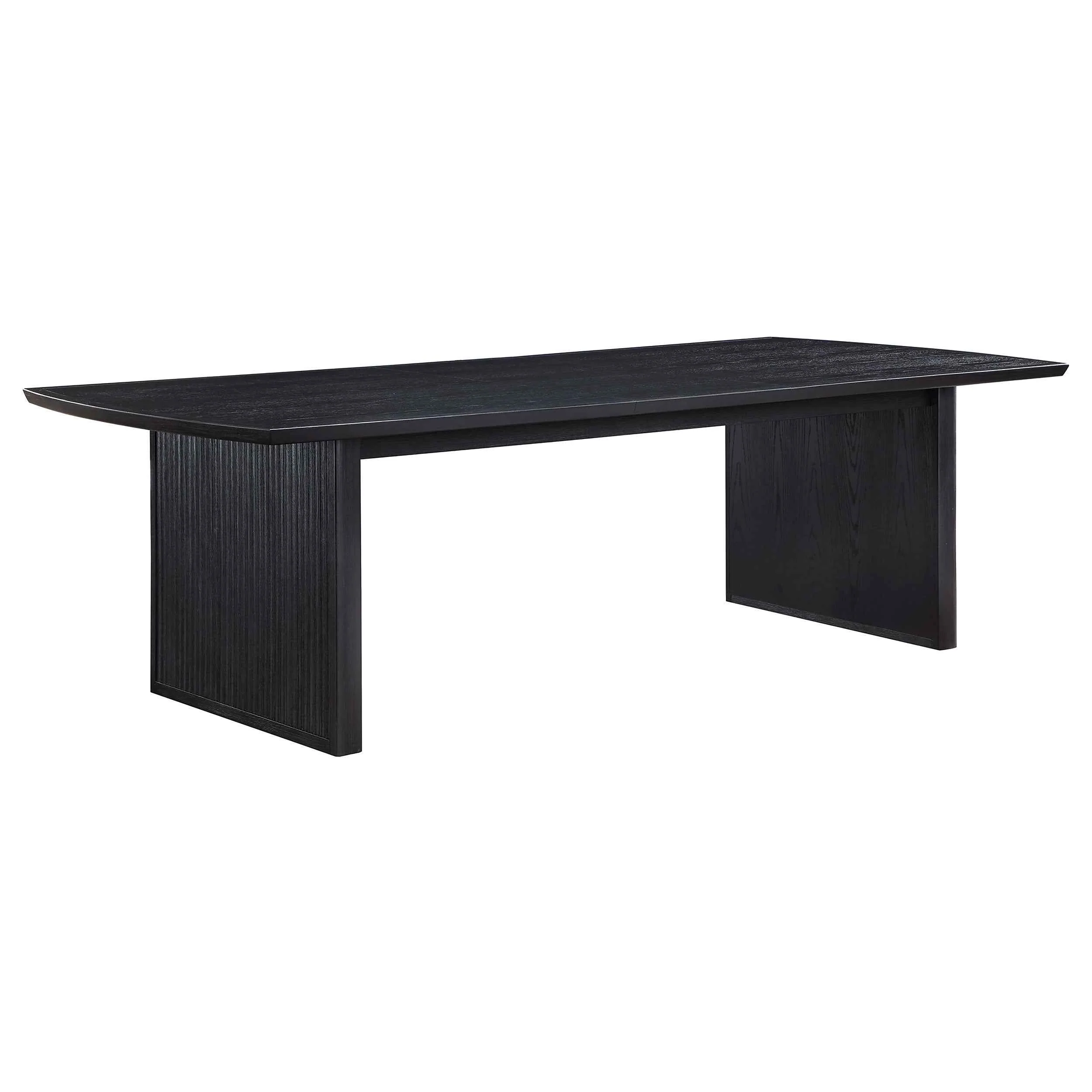 Brookmead Black/Ivory 7-piece Extension Leaf Dining Table Set - Image 3