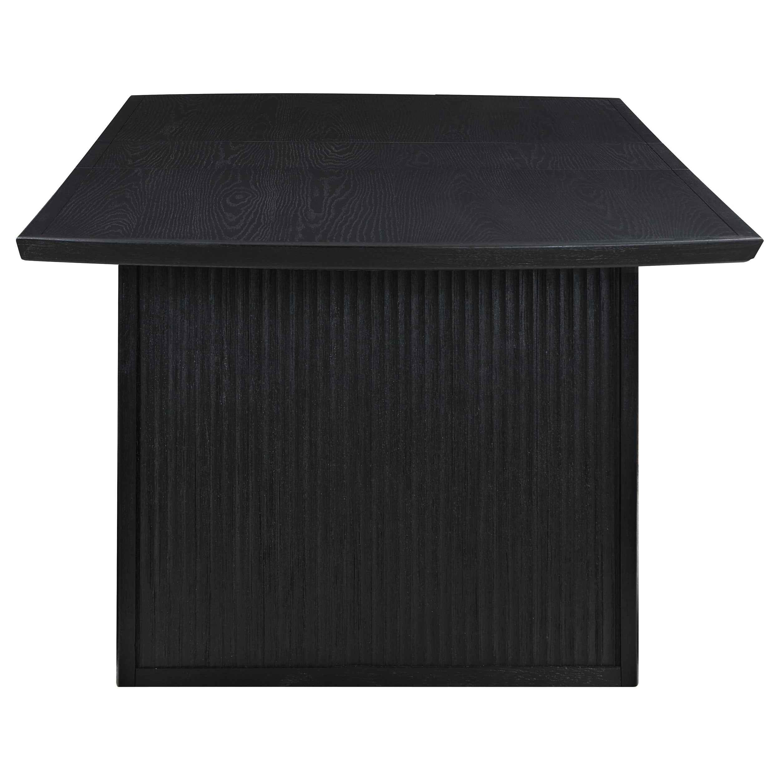 Brookmead Black/Ivory 7-piece Extension Leaf Dining Table Set - Image 5