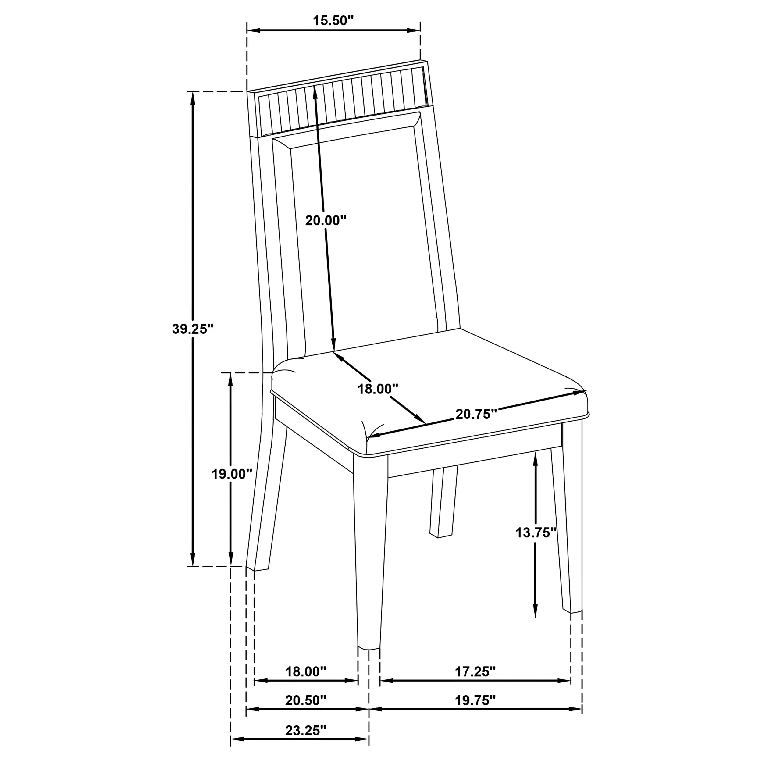 Brookmead Ivory/Black Dining Side Chair (Set of 2) - Image 13