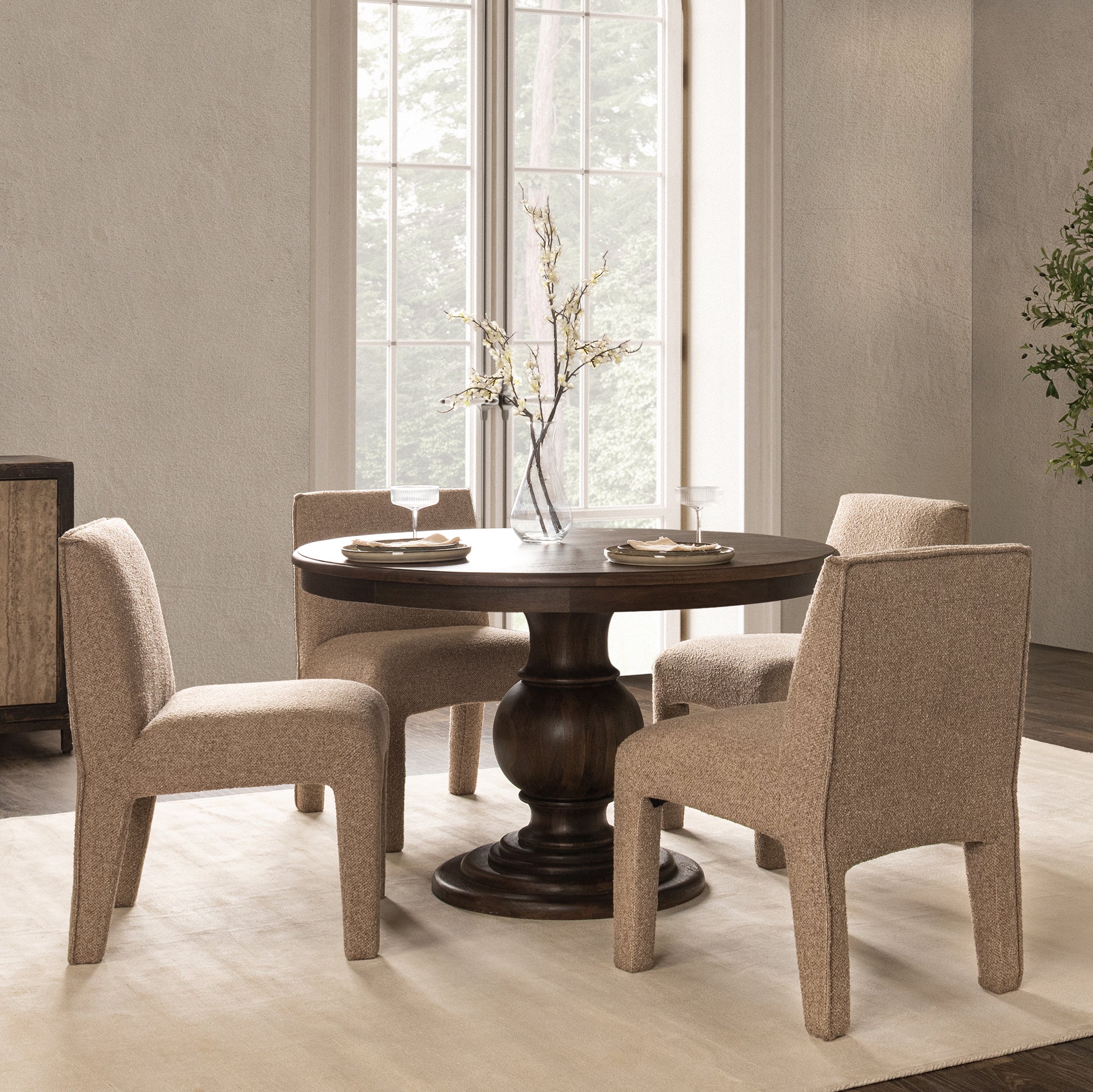 Brookside Dining Table - Cocoa Brown - Image 7